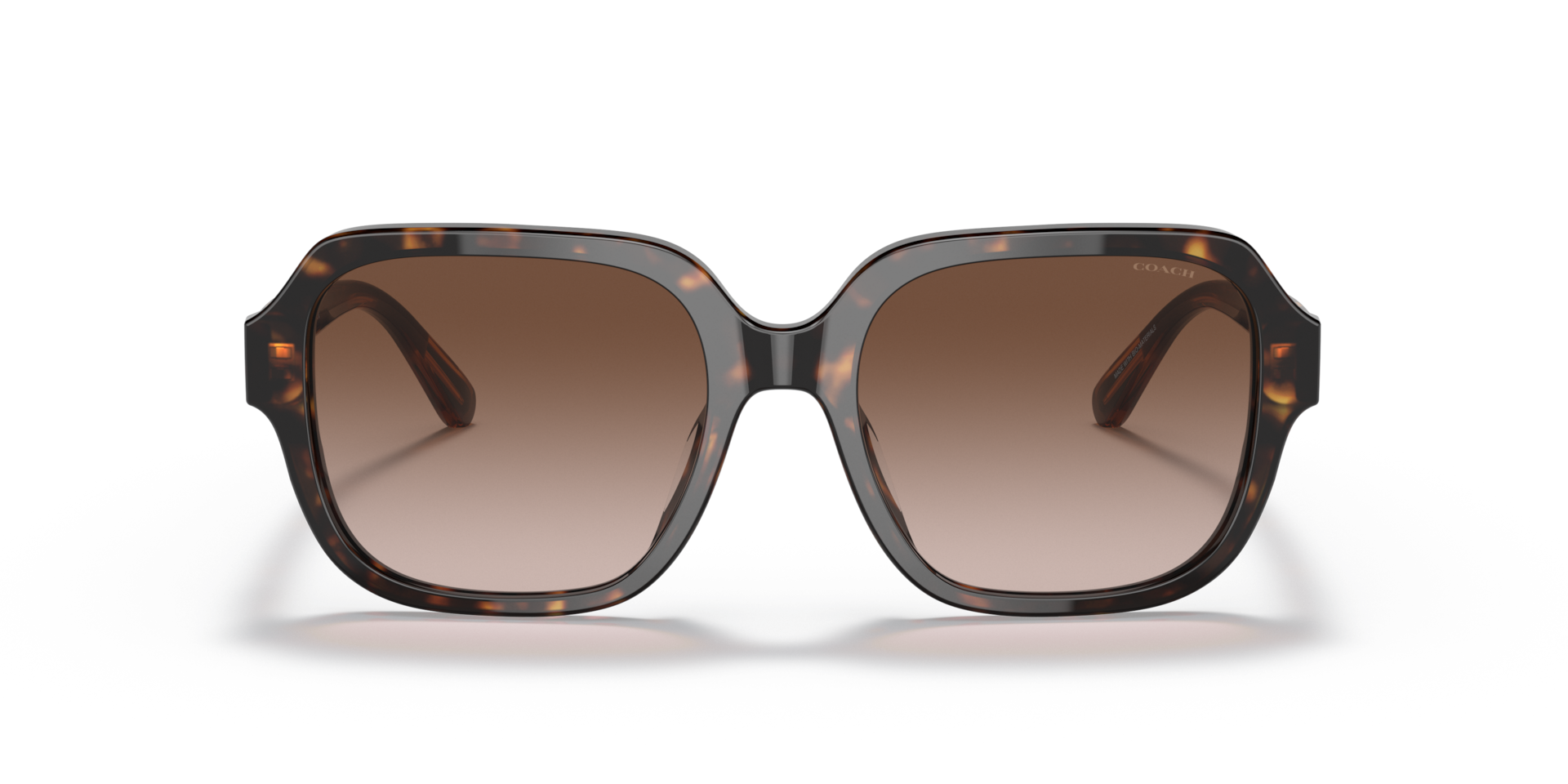 COACH Woman Sunglasses C7989  -  Frame color: Dark Tortoise, Lens color: Brown Gradient