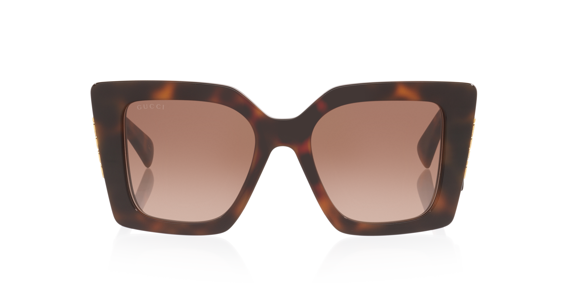 GUCCI Woman Sunglasses Gg2039S  -  Frame color: Tortoise, Lens color: Brown Gradient