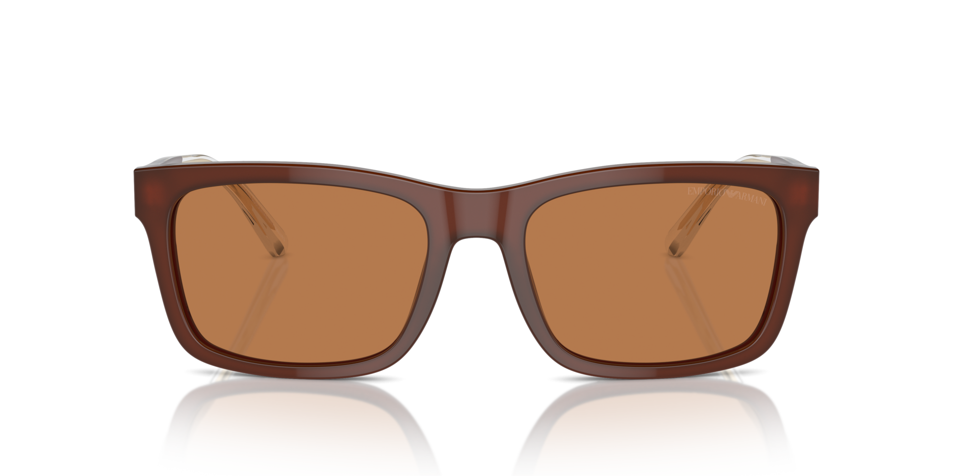 EMPORIO ARMANI Man Sunglasses EA4224 - Frame color: Shiny Opaline Brown, Lens color: Brown