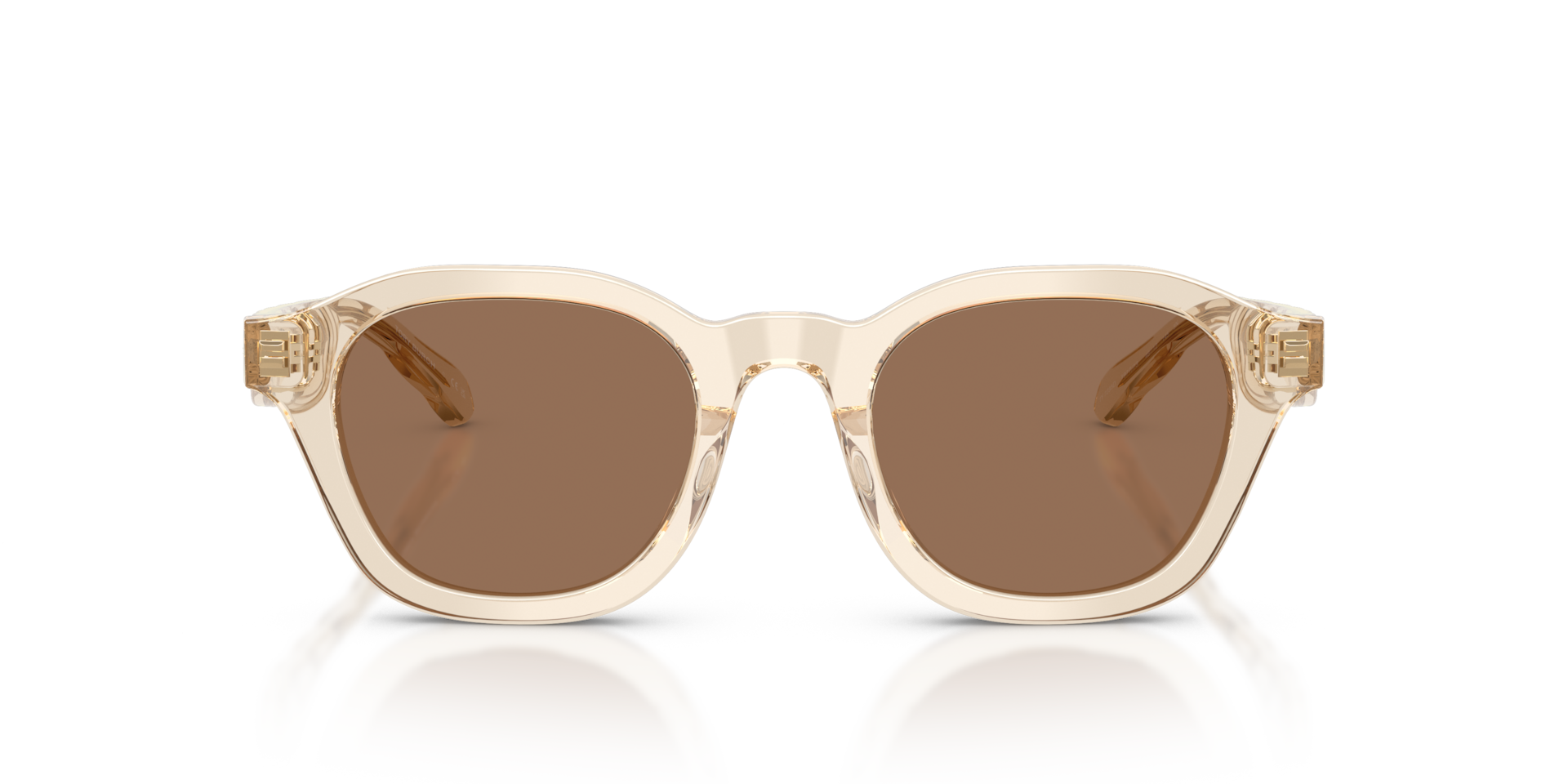 TORY BURCH Woman Sunglasses TY7235D - Frame color: Transparent Beige, Lens color: Brown