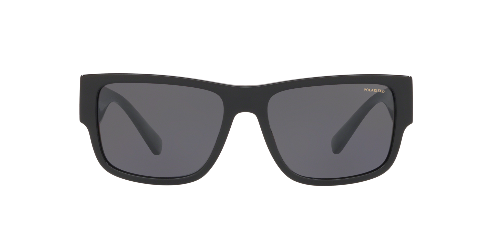 VERSACE Man Sunglasses VE4369 - Frame color: Black, Lens color: Dark Grey Polarized