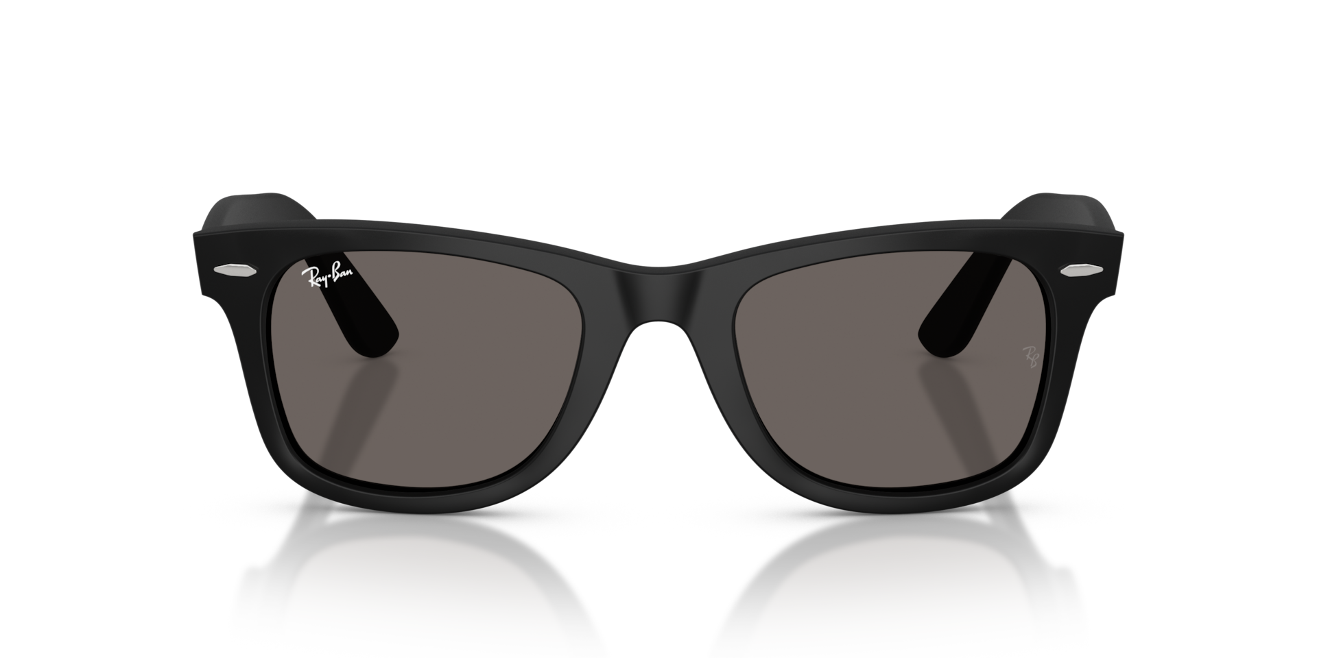 Ray-Ban Wayfarer Ease Sunglasses Matte Black Frame Grey Lenses 50-22