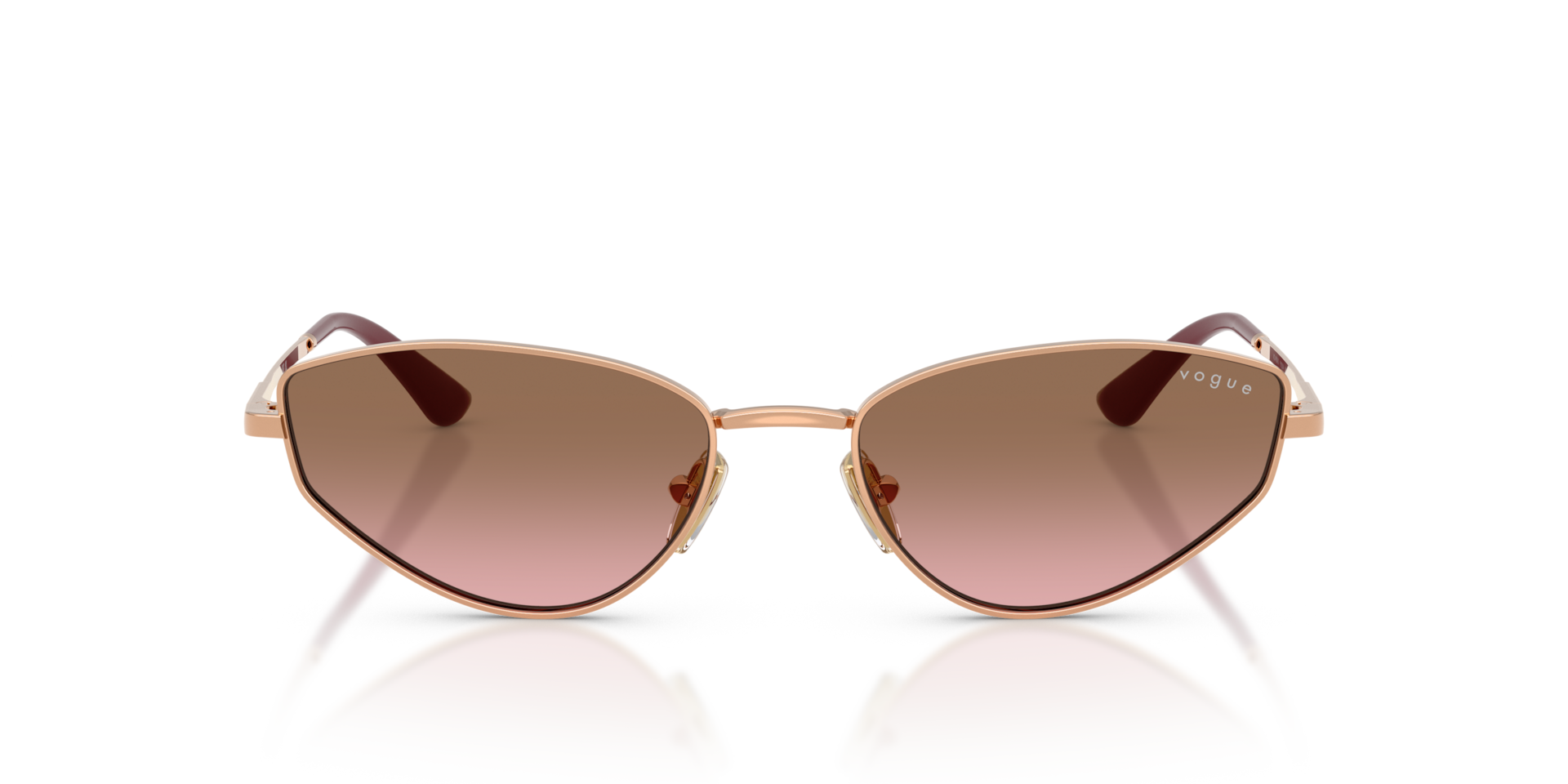 VOGUE EYEWEAR Woman Sunglasses VO4339S  -  Frame color: Rose Gold, Lens color: Pink Gradient Brown