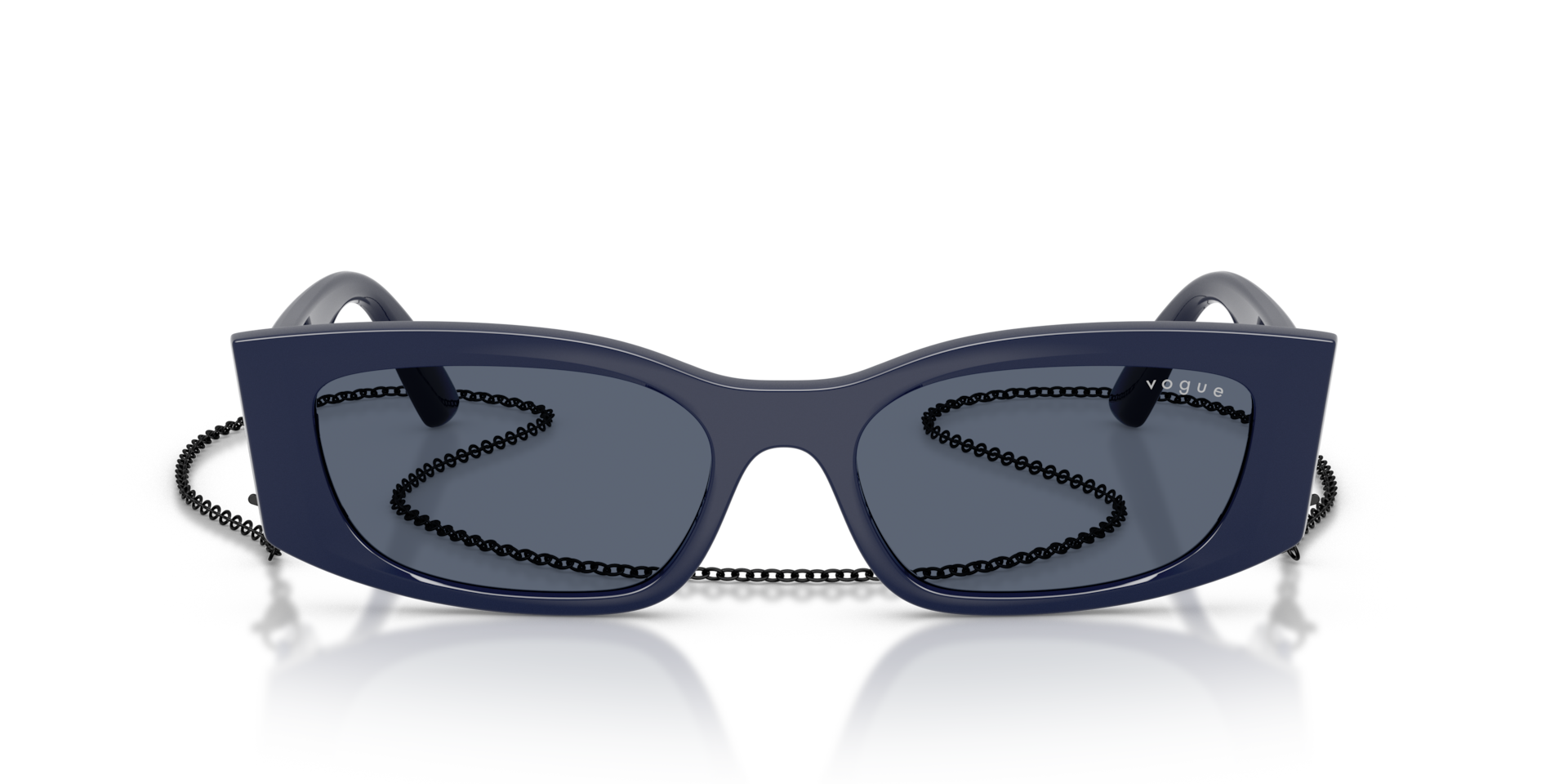 VOGUE EYEWEAR Woman Sunglasses VO5655SU - Frame color: Full Blue, Lens color: Dark Grey