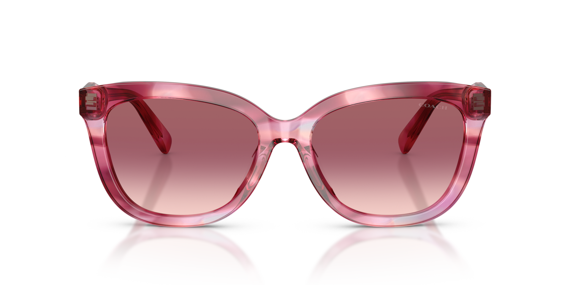 COACH Woman Sunglasses CDP53  -  Frame color: Purple Cosmo Tortoise, Lens color: Purple Gradient