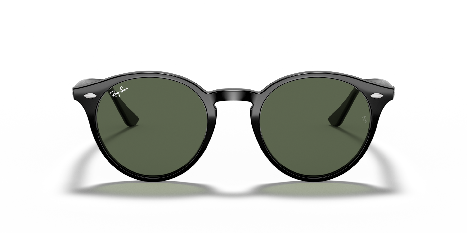 RAY-BAN Unisex Sunglasses RB2180  -  Frame color: Black, Lens color: Dark Green