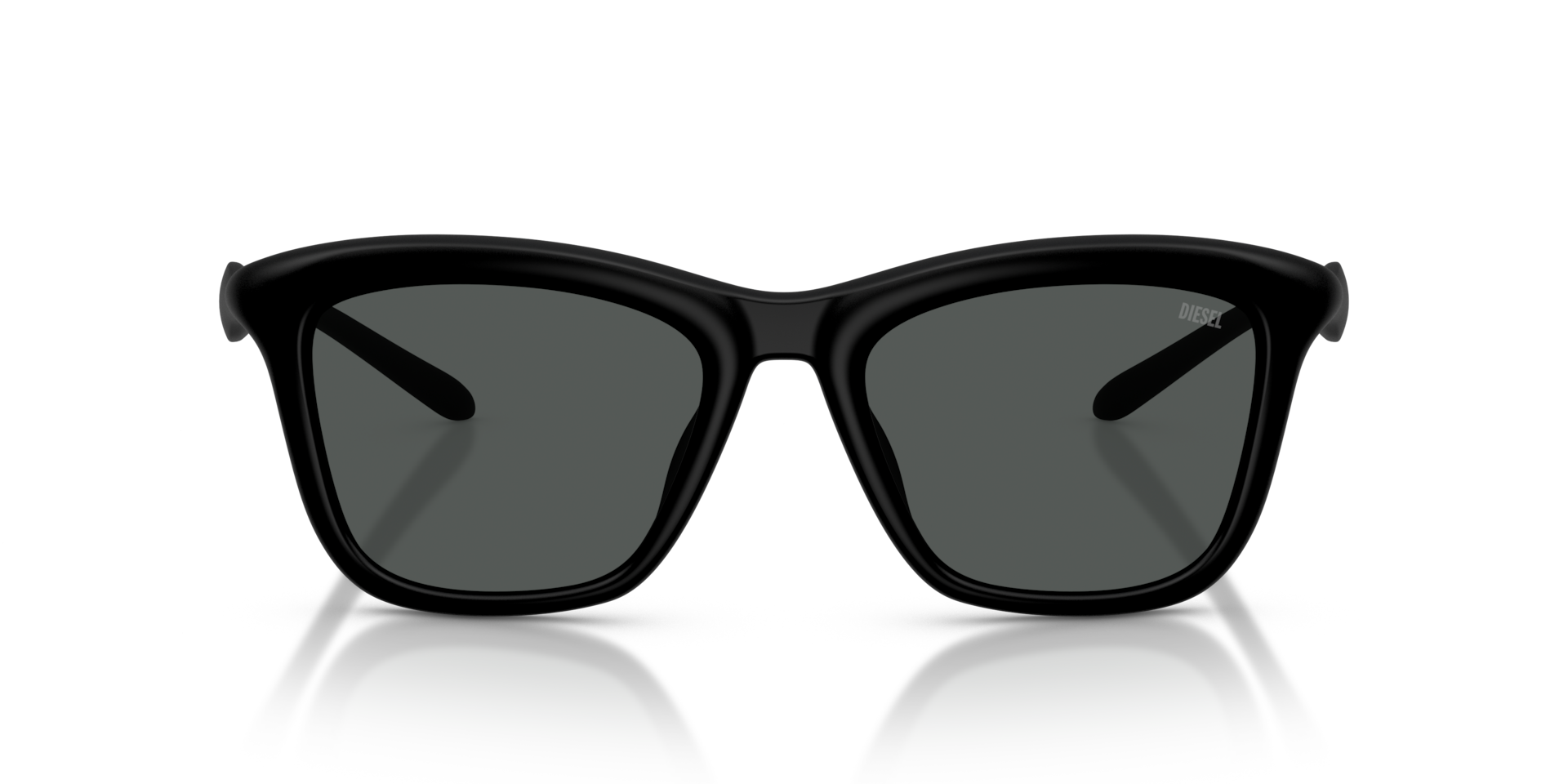 DIESEL Unisex Sunglasses DL3008U  -  Frame color: Black Matte, Lens color: Dark Grey