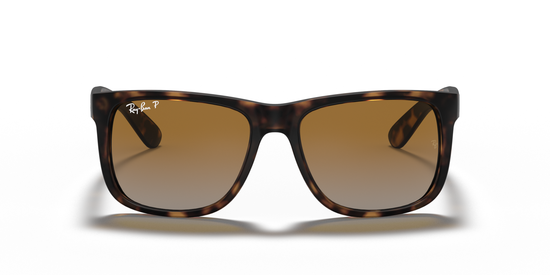 RAY-BAN Man Sunglasses Justin Classic  -  Frame color: Havana, Lens color: Solid Color