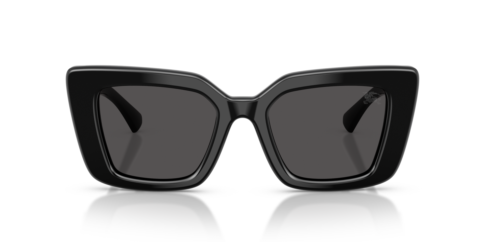 BURBERRY Woman Sunglasses BE4476 - Frame color: Black, Lens color: Dark Grey