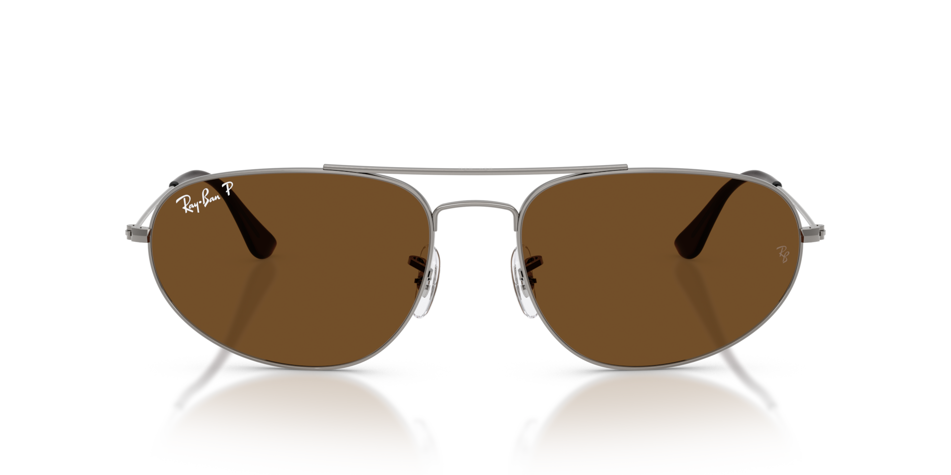 RAY-BAN Unisex Sunglasses Explorer IV  -  Frame color: Gunmetal, Lens color: Brown Polarized