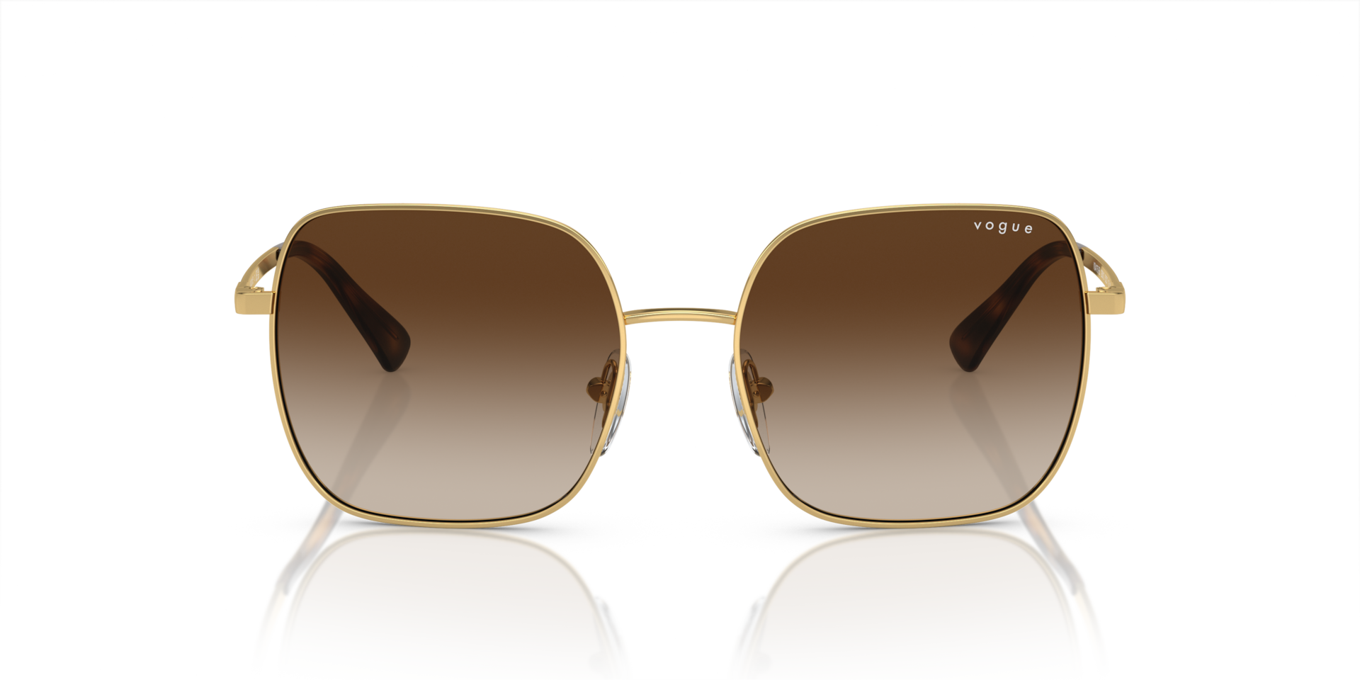 VOGUE EYEWEAR Woman Sunglasses VO4175SB  -  Frame color: Gold, Lens color: Brown Gradient