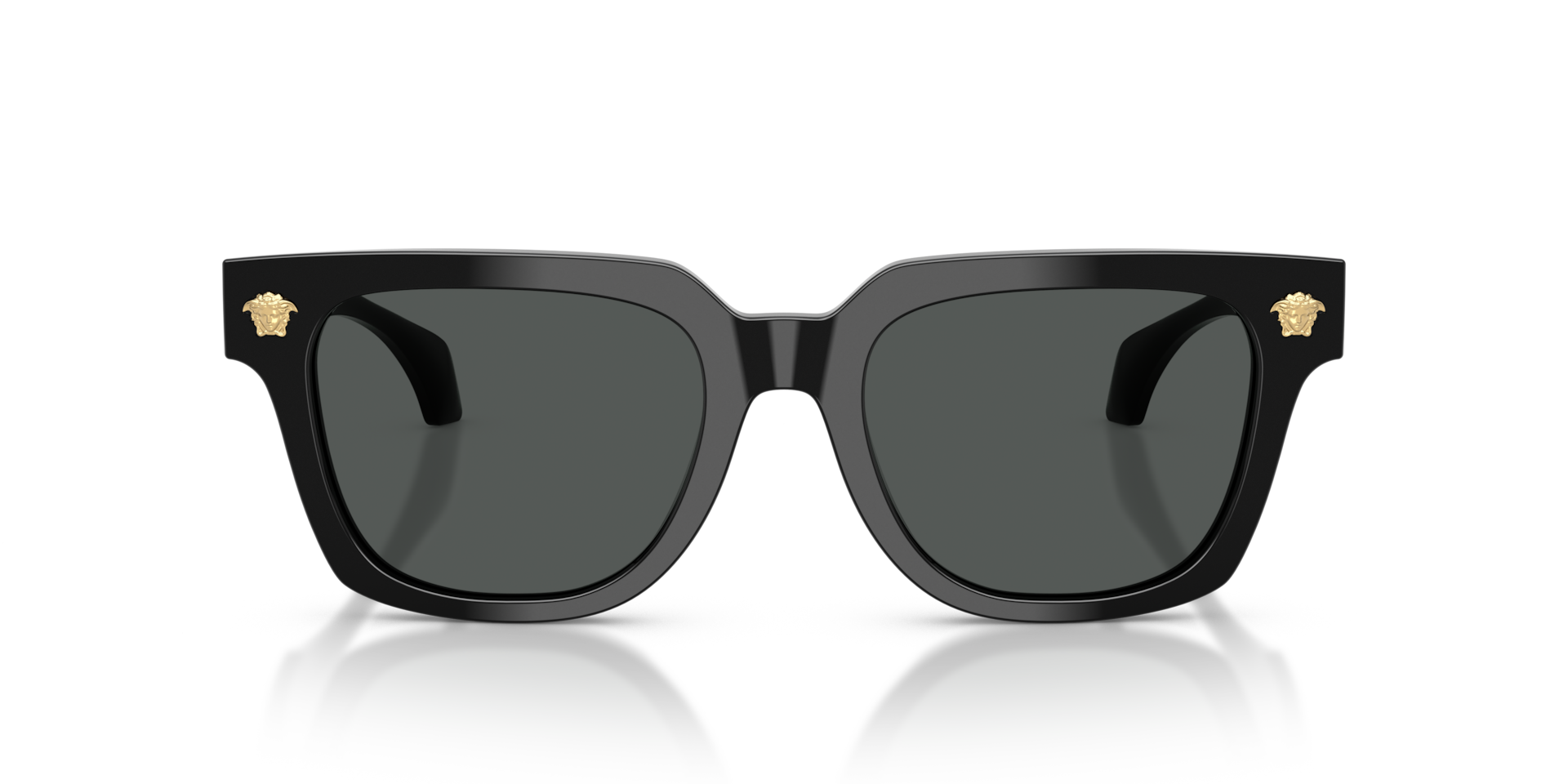 VERSACE Man Sunglasses VE4510U - Frame color: Black, Lens color: Dark Grey