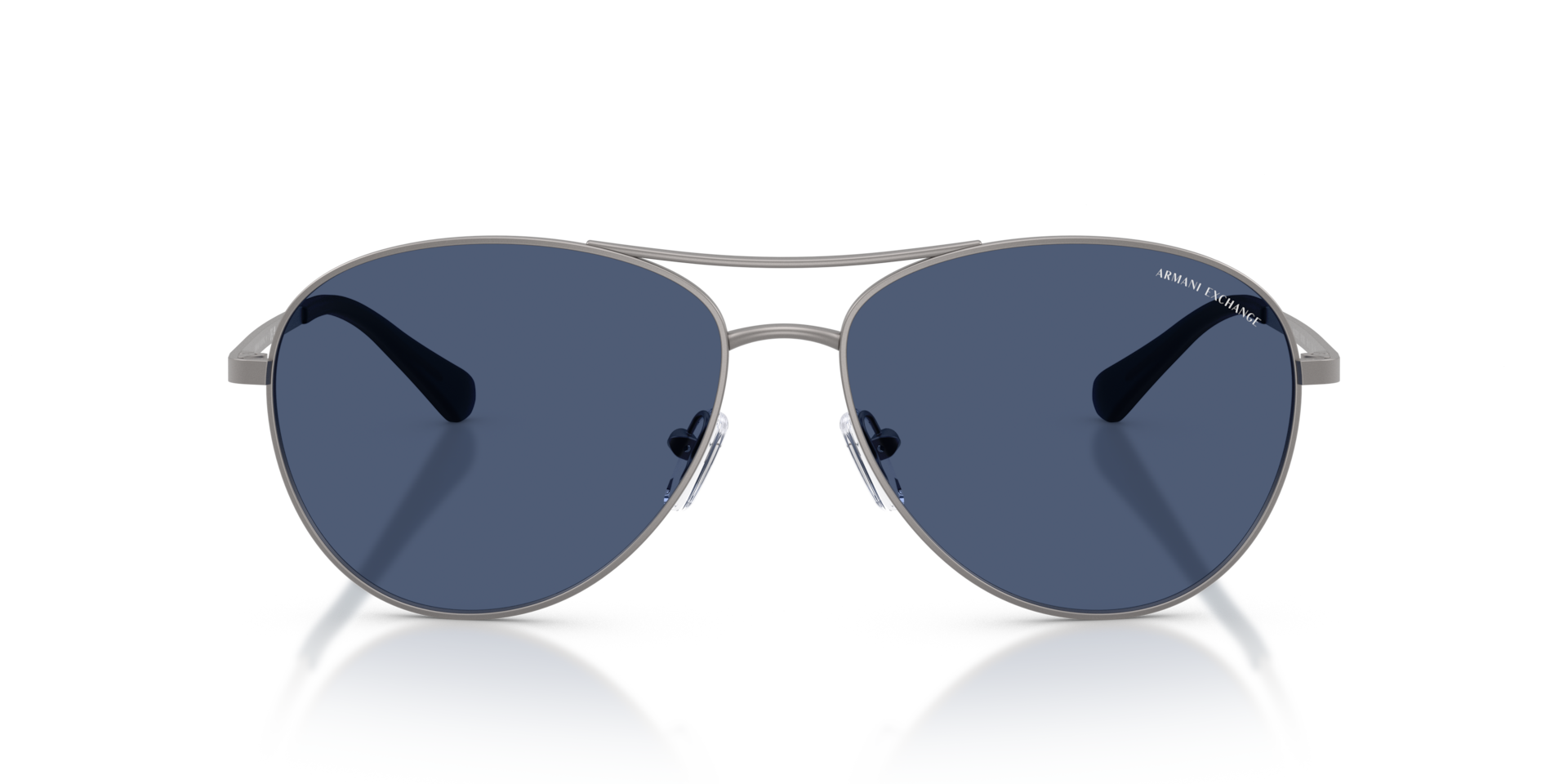 ARMANI EXCHANGE Man Sunglasses AX2061S  -  Frame color: Matte Gunmetal, Lens color: Dark Blue