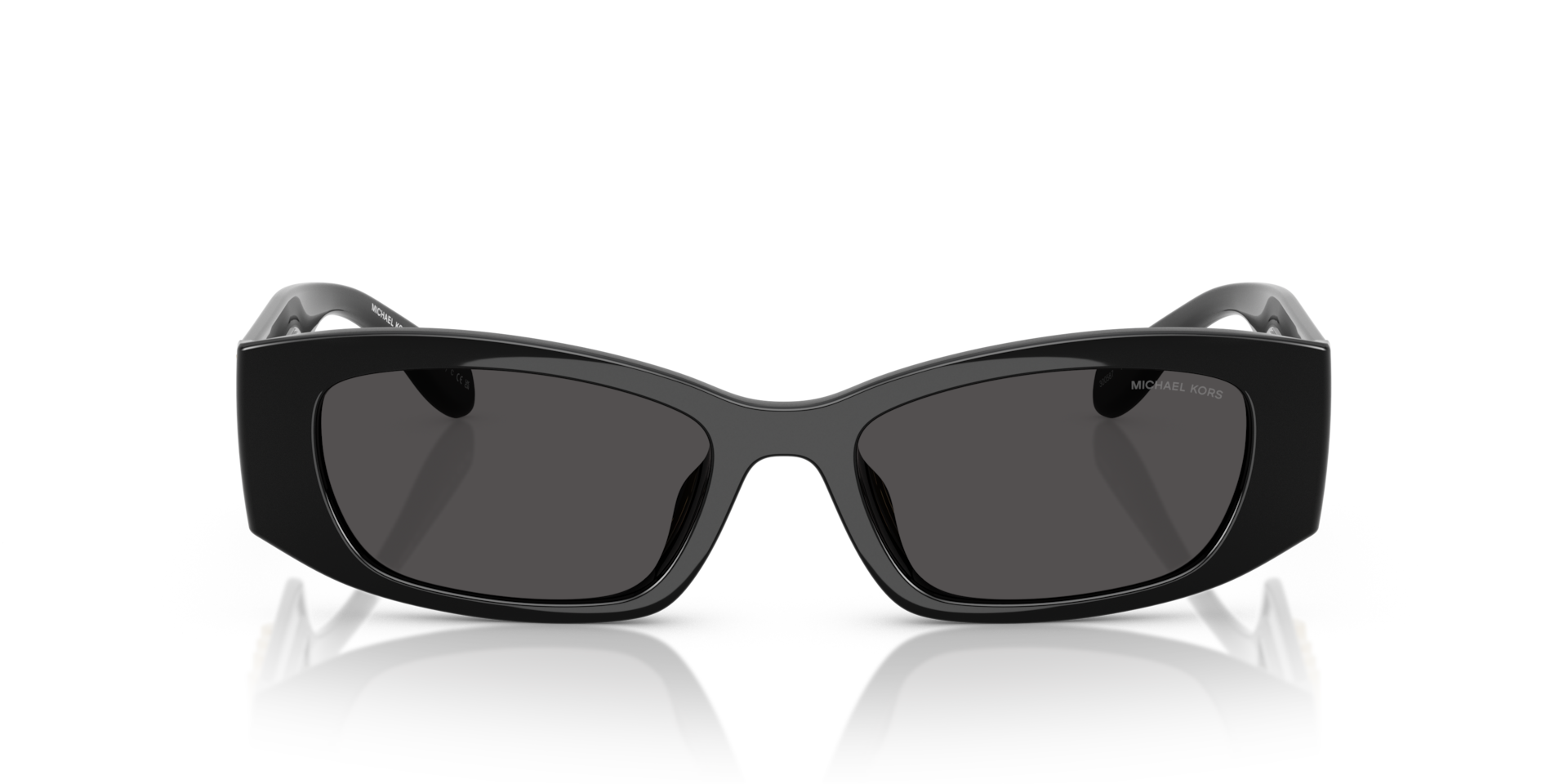 MICHAEL KORS Woman Sunglasses Rhodes  -  Frame color: Black, Lens color: Dark Grey Solid