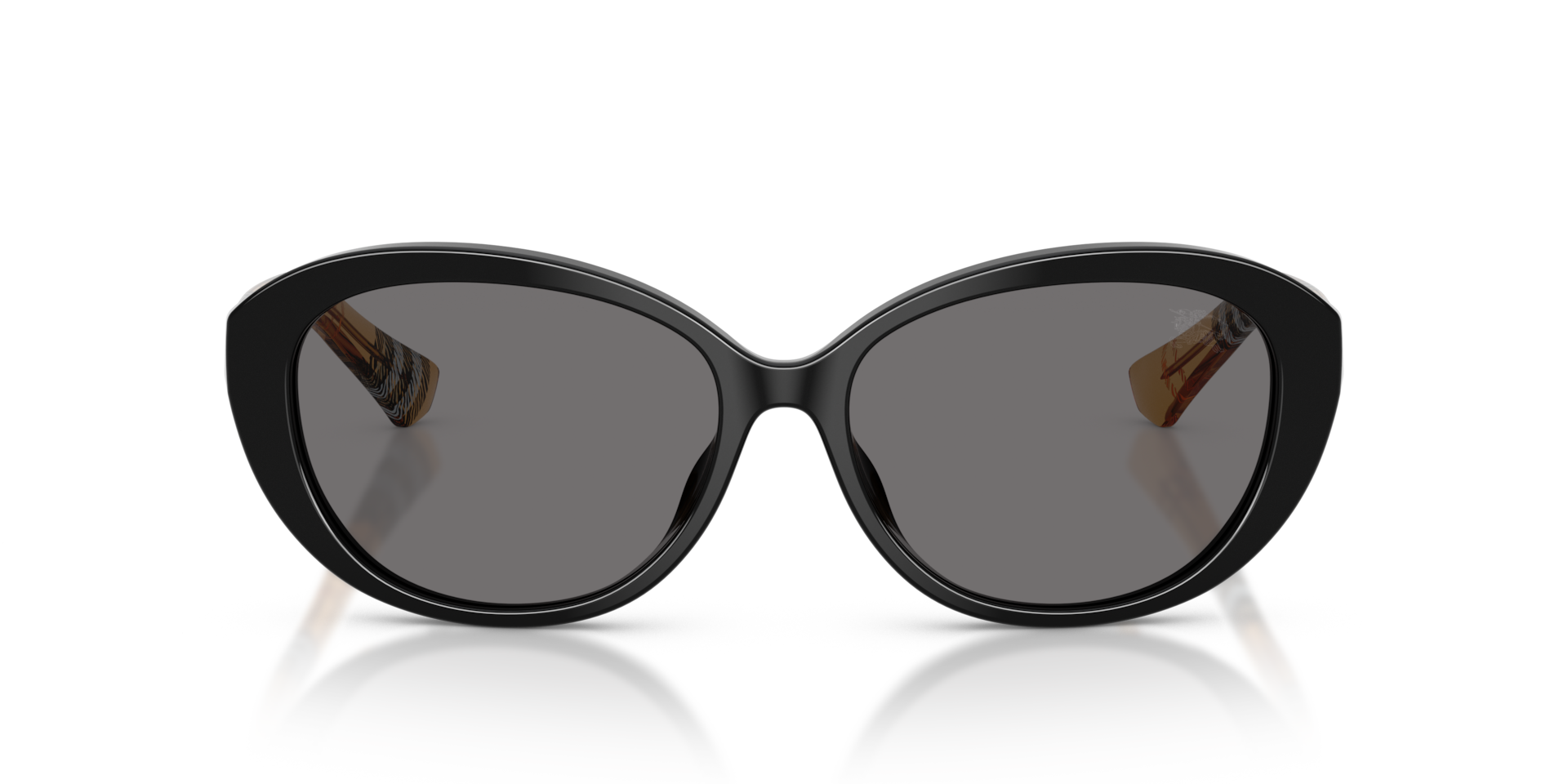 BURBERRY Woman Sunglasses BE4507D  -  Frame color: Black, Lens color: Dark Grey Polarized
