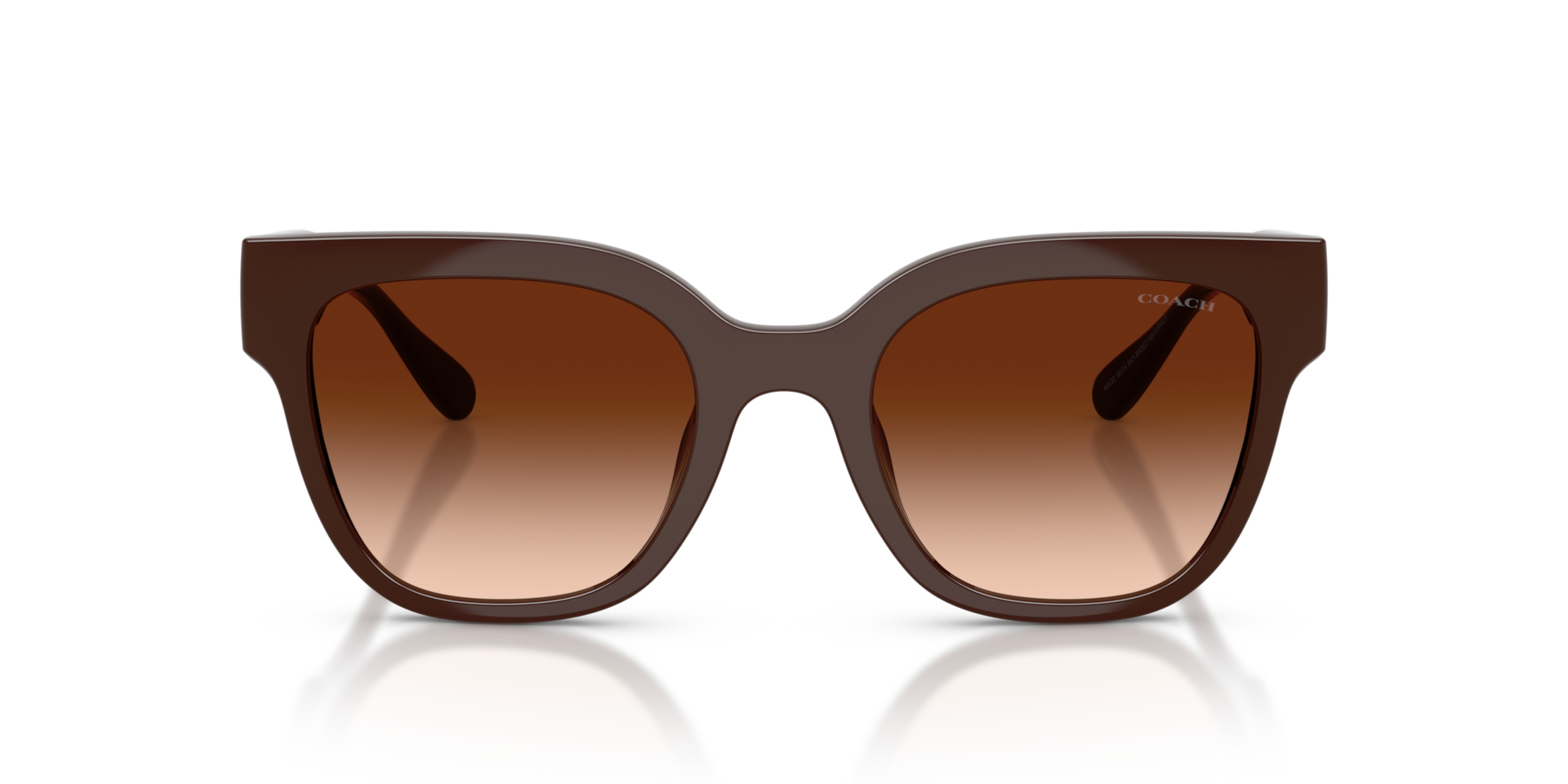COACH Woman Sunglasses CFT88 - Frame color: Pecan, Lens color: Brown Gradient