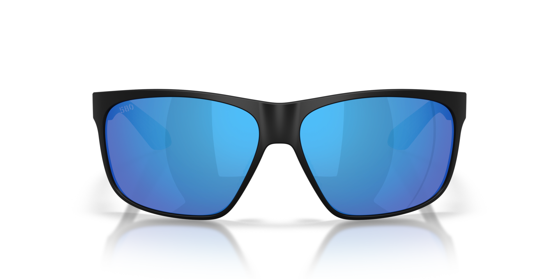 COSTA Man Sunglasses Trades - Frame color: Matte Black, Lens color: Blue Mirror