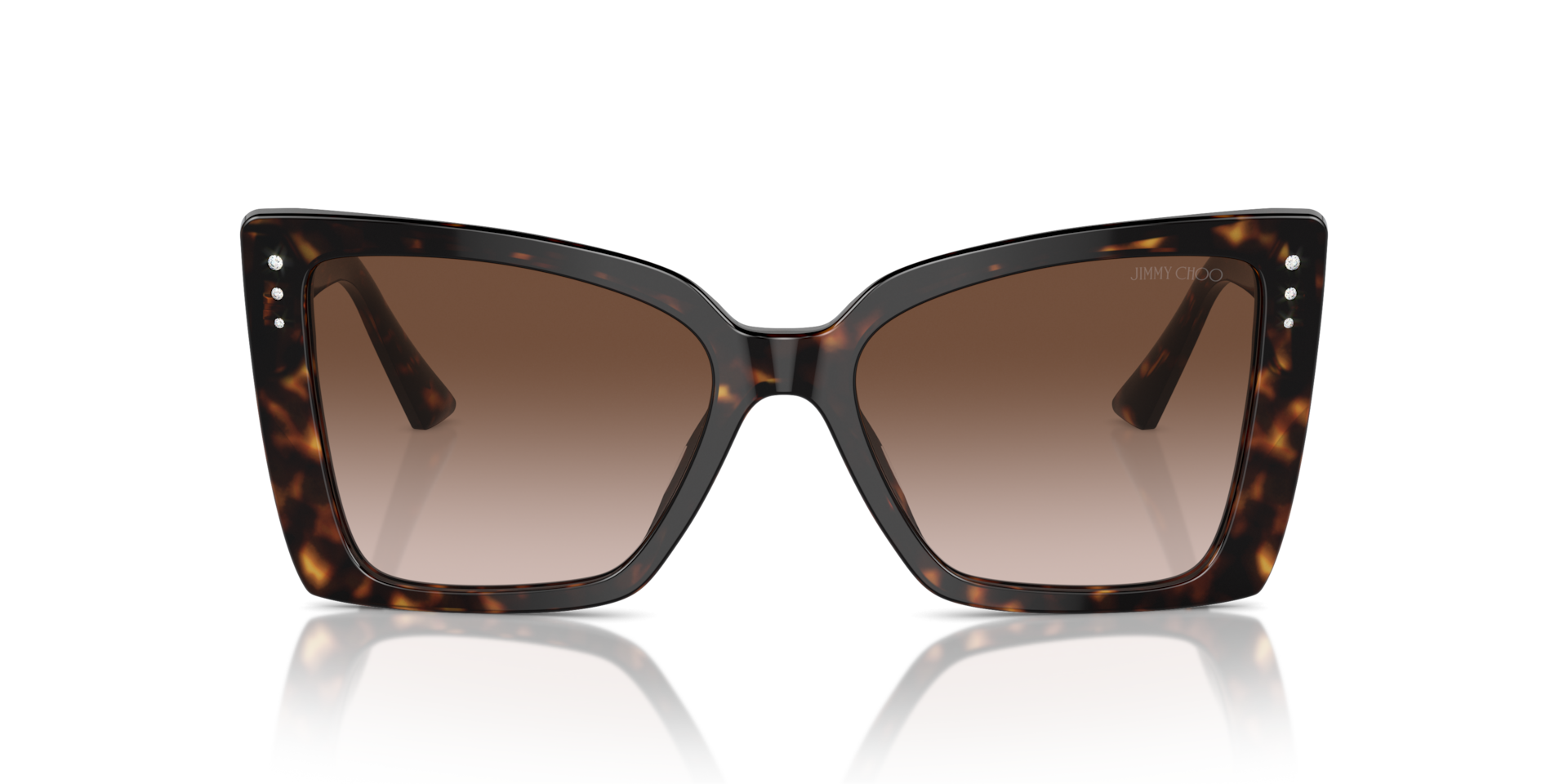 JIMMY CHOO Woman Sunglasses JC5001B  -  Frame color: Havana, Lens color: Gradient Brown