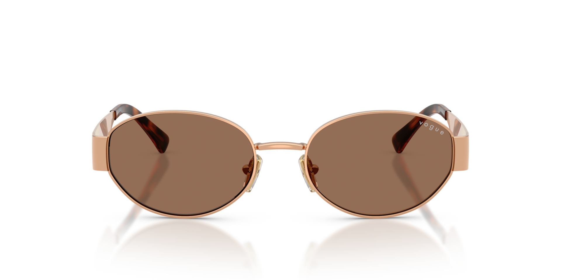 VOGUE EYEWEAR Woman Sunglasses VO4362S  -  Frame color: Rose Gold, Lens color: Dark Brown