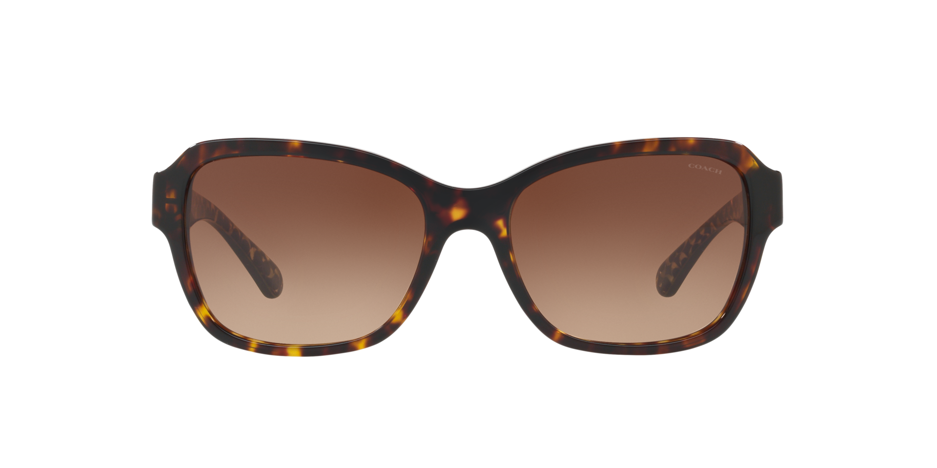 COACH Woman Sunglasses L1010 - Frame color: Dark Tortoise, Lens color: Brown Gradient