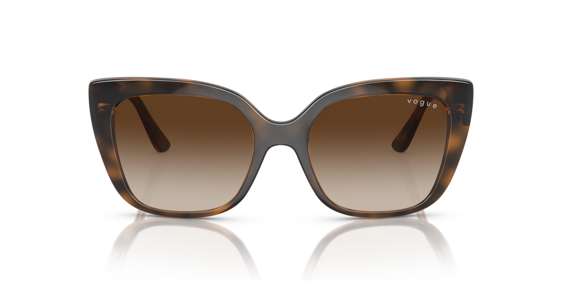 VOGUE EYEWEAR Woman Sunglasses VO5337S  -  Frame color: Dark Havana, Lens color: Brown Gradient