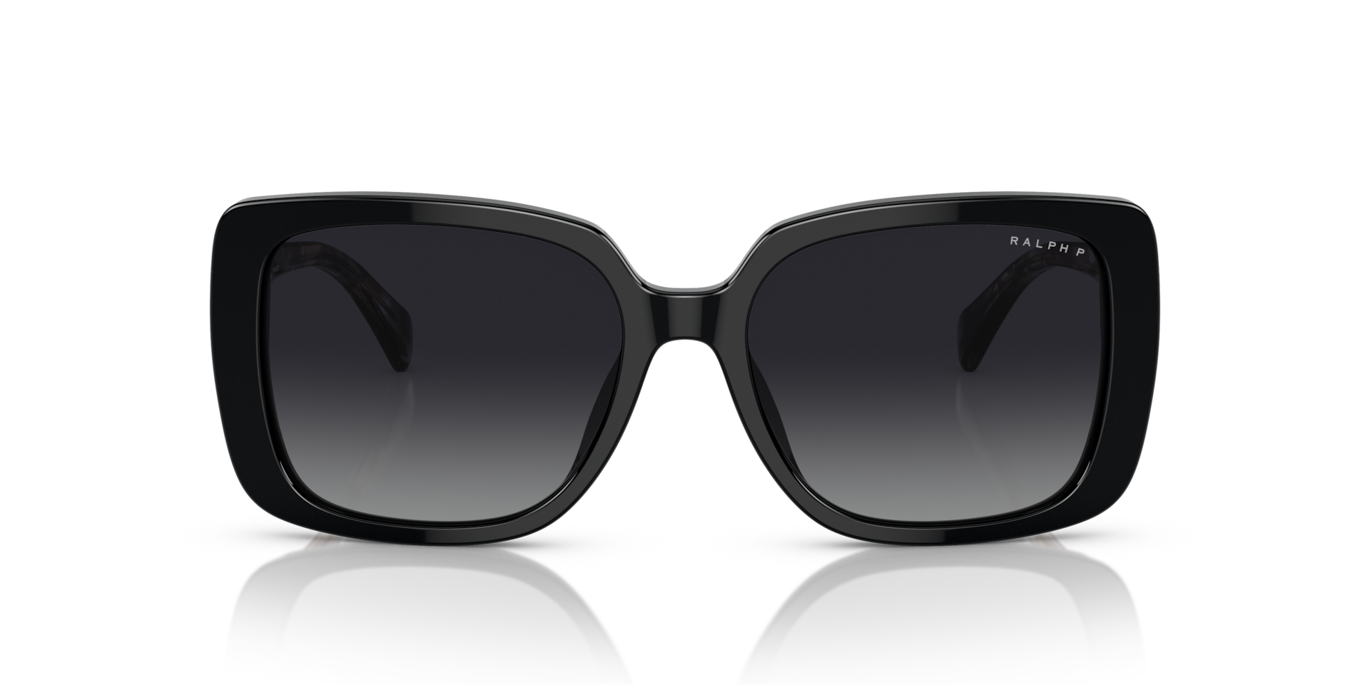 RALPH Woman Sunglasses RA5298U - Frame color: Shiny Black, Lens color: Grey Gradient Polarized