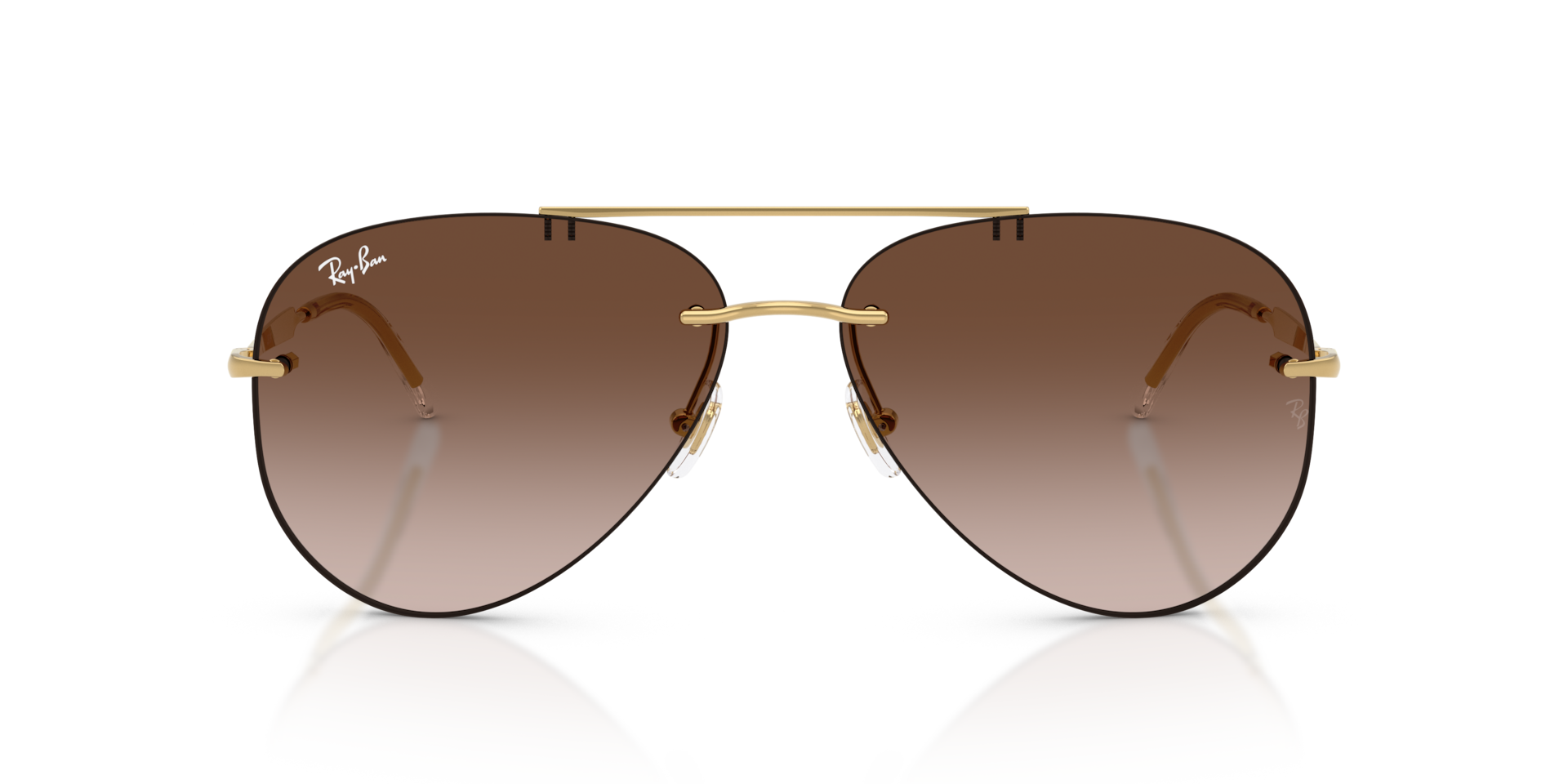 RAY-BAN Unisex Sunglasses RB3791  -  Frame color: Arista, Lens color: Light Brown Gradient Dark Brow