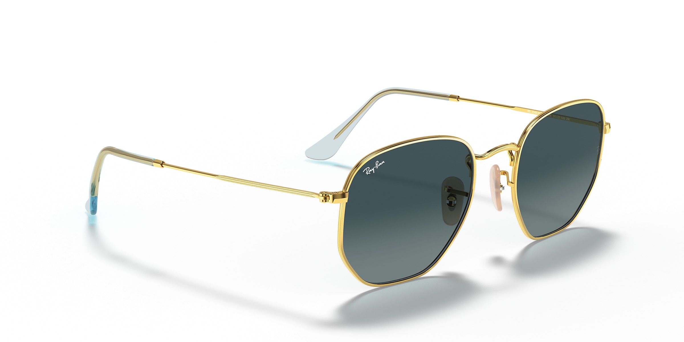 Ray-Ban Sunglasses RB3548N HEXAGONAL FLAT LENSES