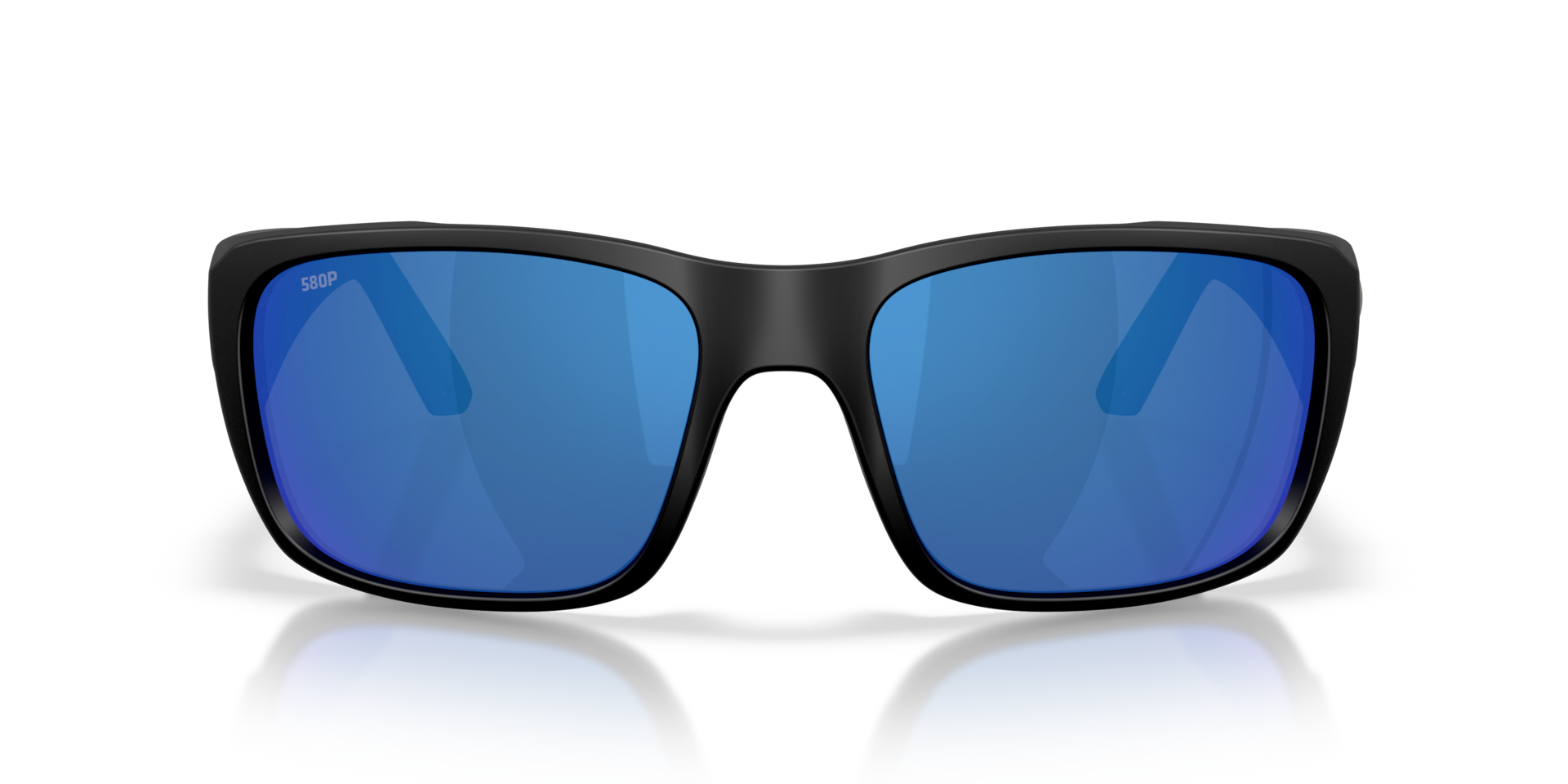 COSTA Man Sunglasses Crudo - Frame color: Matte Black, Lens color: Blue Mirror