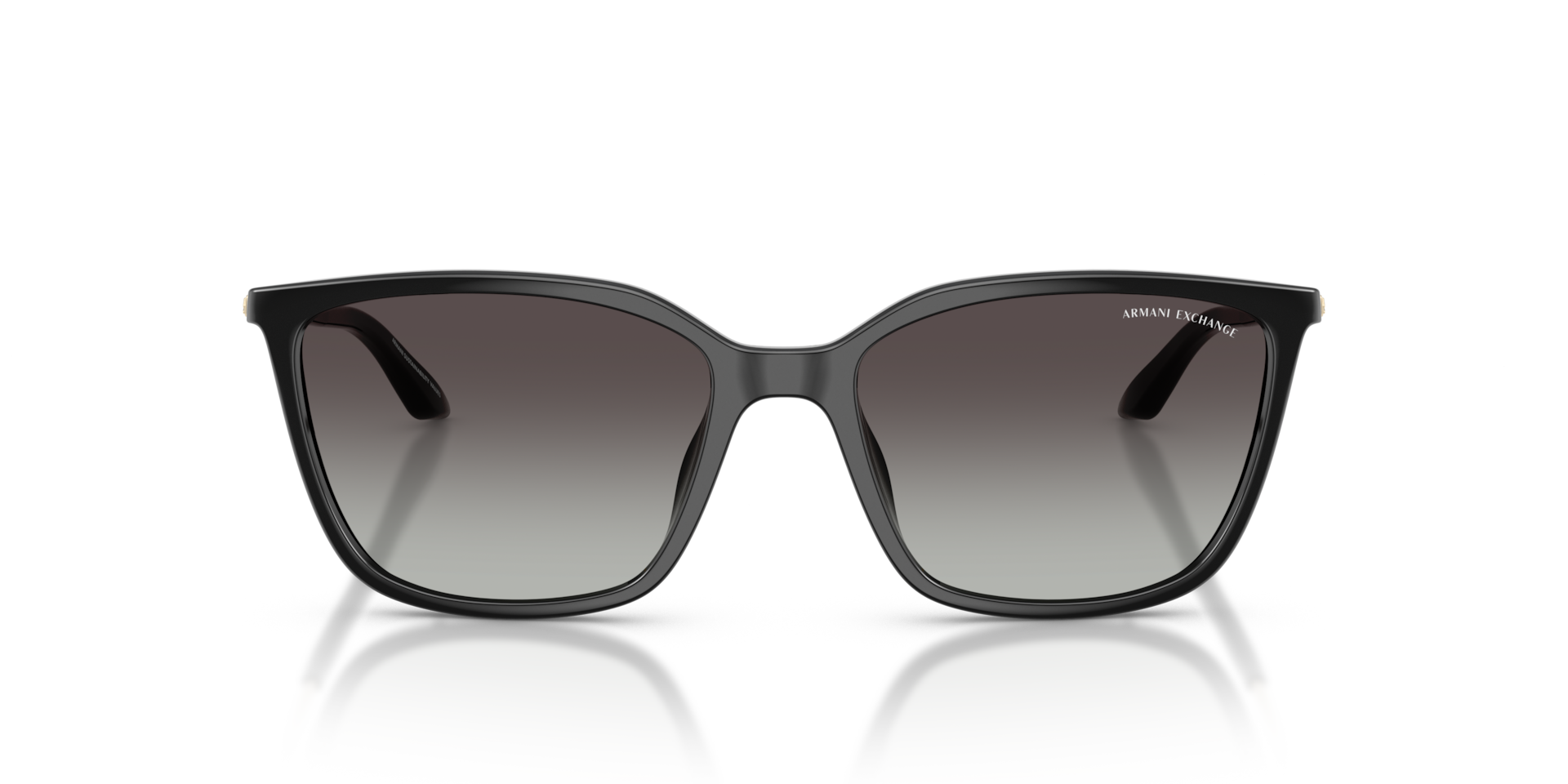 ARMANI EXCHANGE Woman Sunglasses AX4171SU  -  Frame color: Shiny Black, Lens color: Grey Gradient