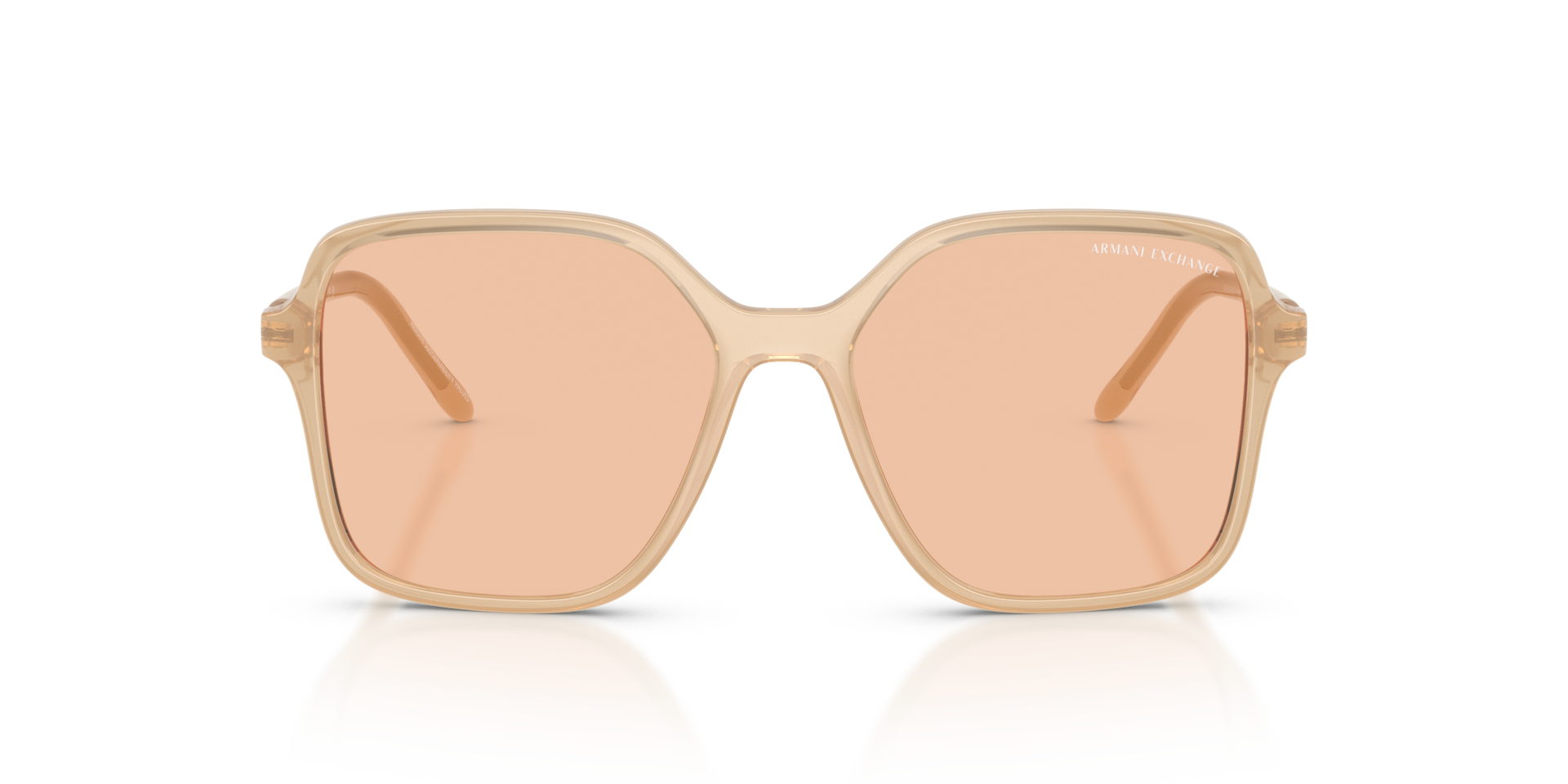 ARMANI EXCHANGE Woman Sunglasses AX4163S - Frame color: Shiny Opal Tundra, Lens color: Light Brown