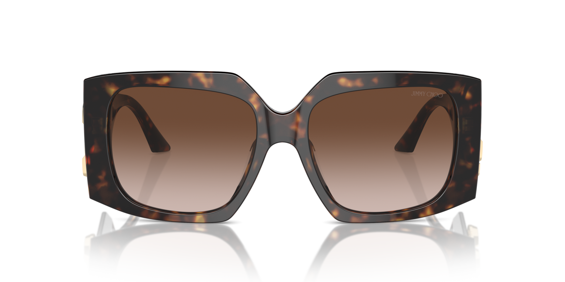 JIMMY CHOO Woman Sunglasses JC5006U  -  Frame color: Havana, Lens color: Gradient Brown