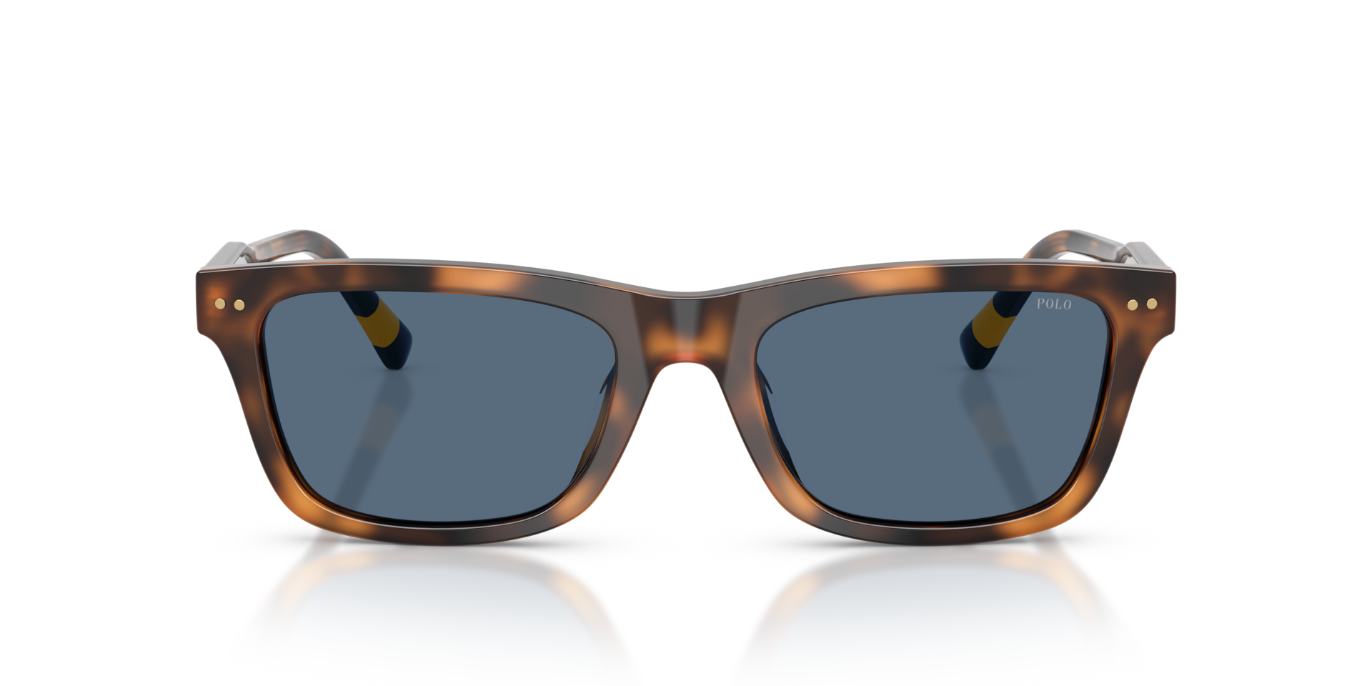 POLO RALPH LAUREN Man Sunglasses PH4240U  -  Frame color: Shiny Red Havana, Lens color: Dark Blue