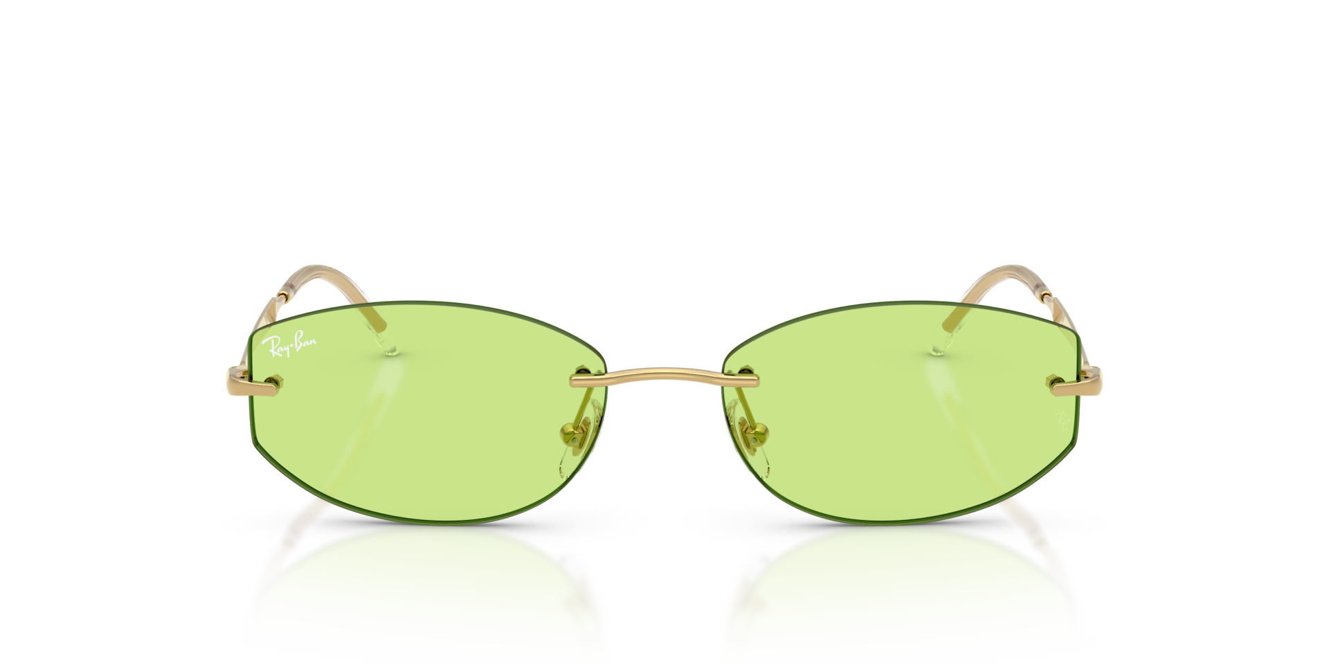 RAY-BAN Unisex Sunglasses RB3792 - Frame color: Arista, Lens color: Light Green