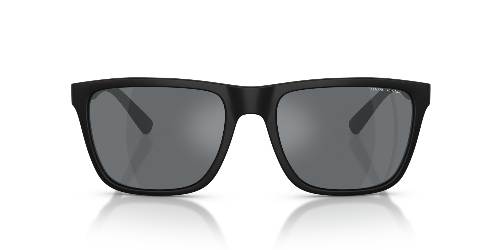 ARMANI EXCHANGE Man Sunglasses AX4080S  -  Frame color: Matte Black, Lens color: Mirror Black