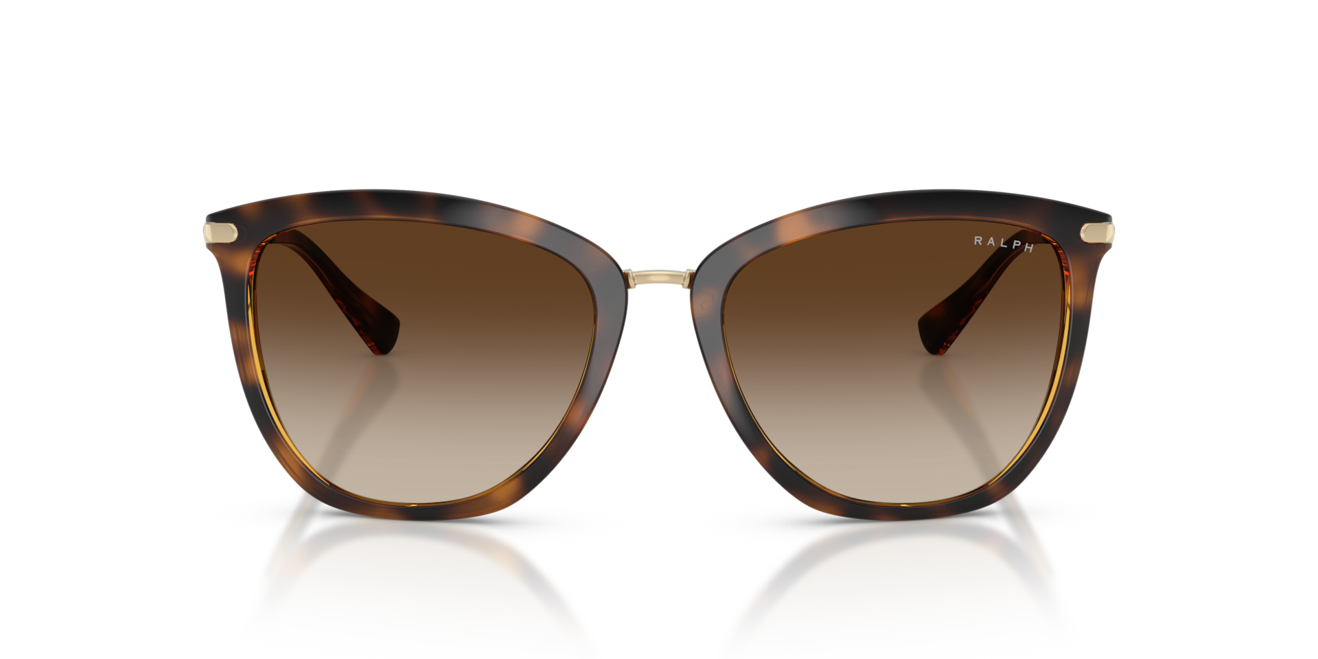 RALPH Woman Sunglasses RA5245 - Frame color: Shiny Dark Havana, Lens color: Gradient Brown