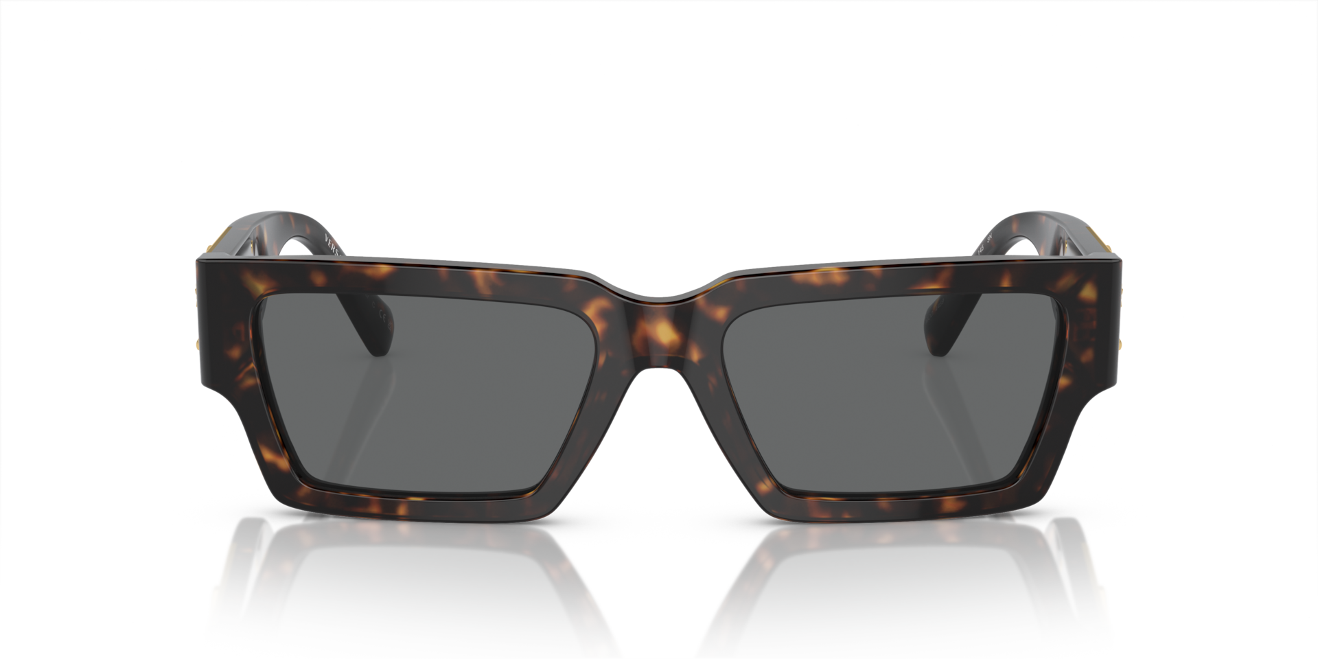 VERSACE Unisex Sunglasses VE4459  -  Frame color: Havana, Lens color: Dark Grey