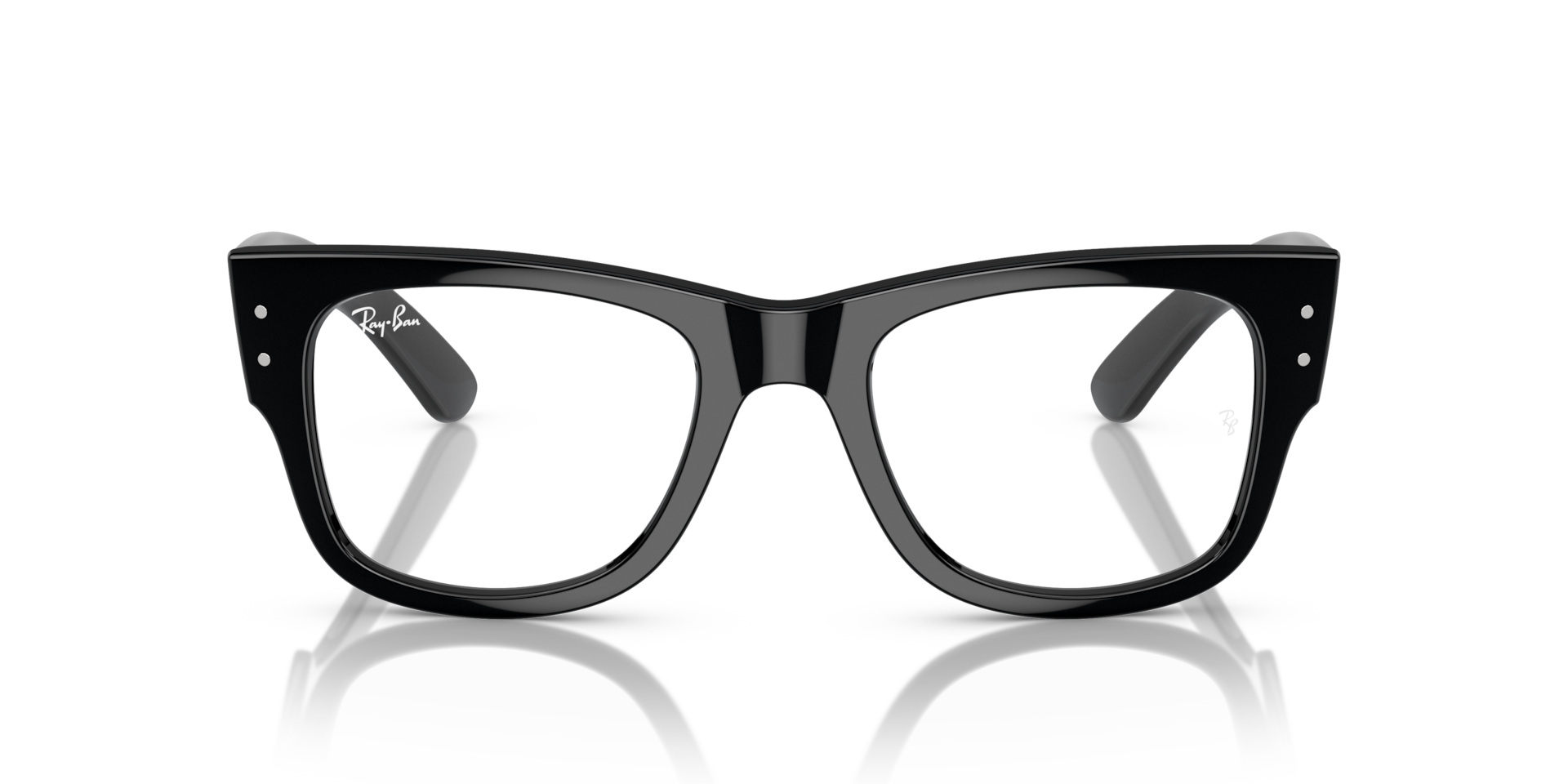 Ray-Ban  Optics Polished Black Frame  Lenses Polarized 51-21