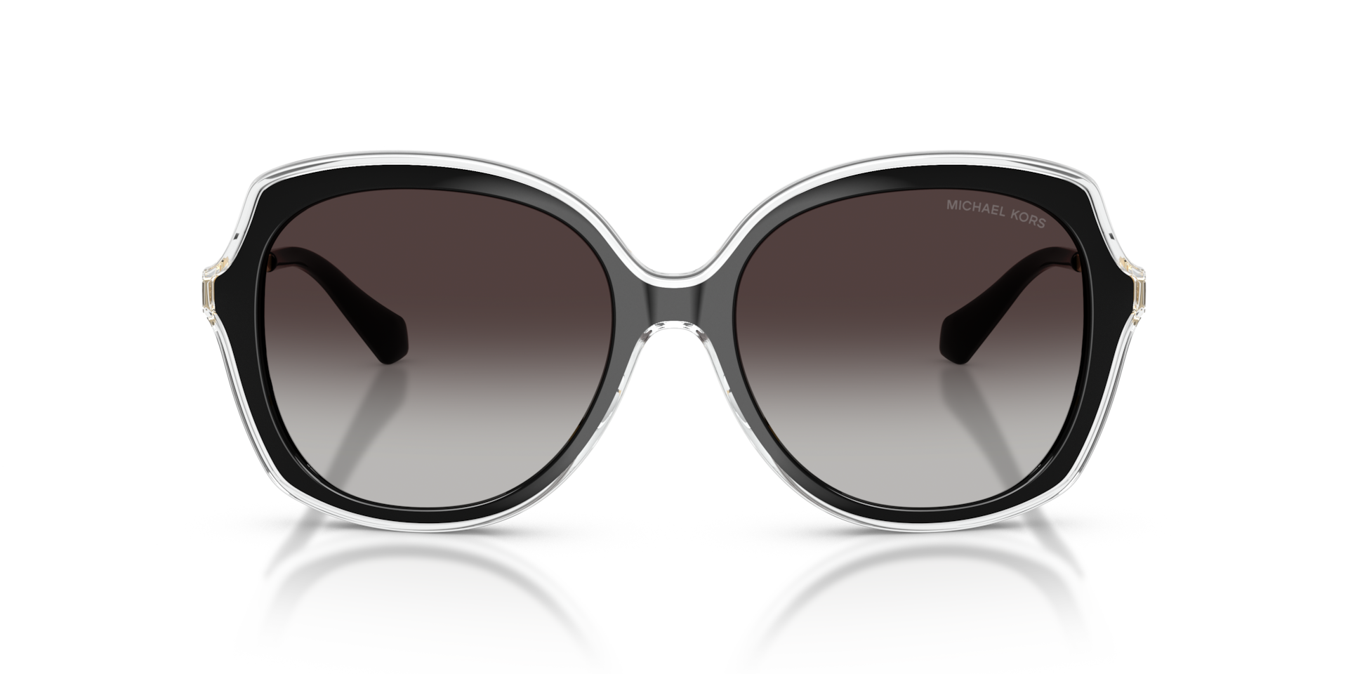 MICHAEL KORS Woman Sunglasses Canary Islands  -  Frame color: Black, Lens color: Light Grey Gradient Black