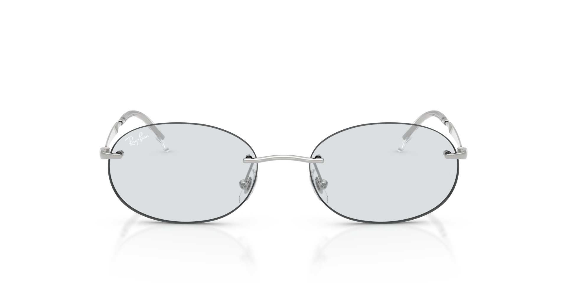 RAY-BAN Unisex Sunglasses RB3767 Transitions ® Color Touch ™ Lenses  -  Frame color: Silver, Lens color: Sapphire