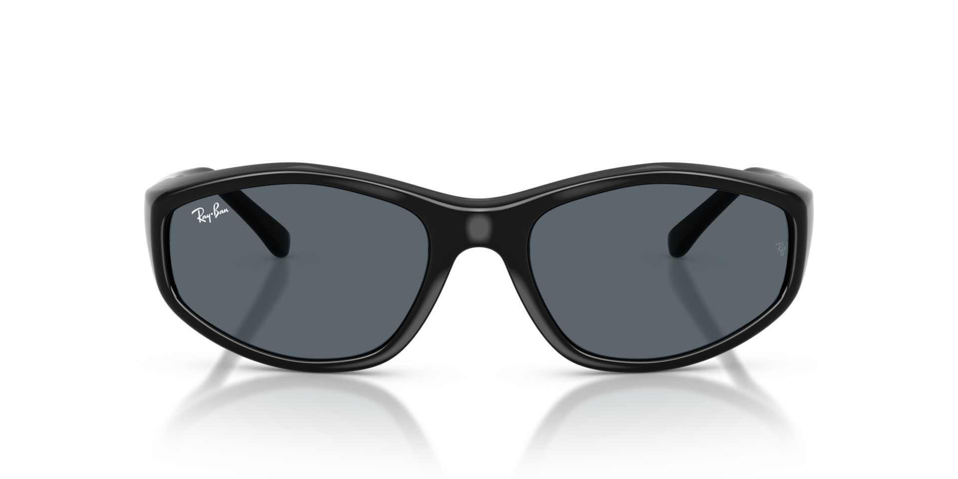 RAY-BAN Unisex Sunglasses RB2228  -  Frame color: Black, Lens color: Blue