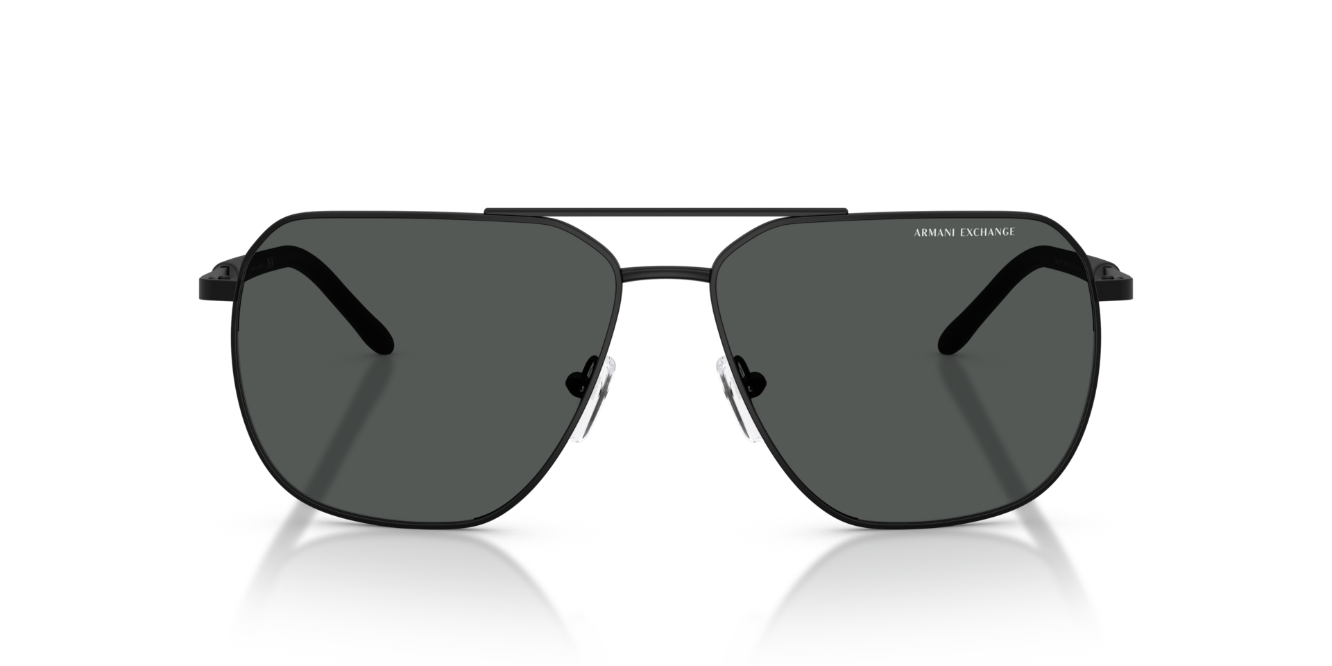 ARMANI EXCHANGE Man Sunglasses AX2057S - Frame color: Matte Black, Lens color: Dark Grey