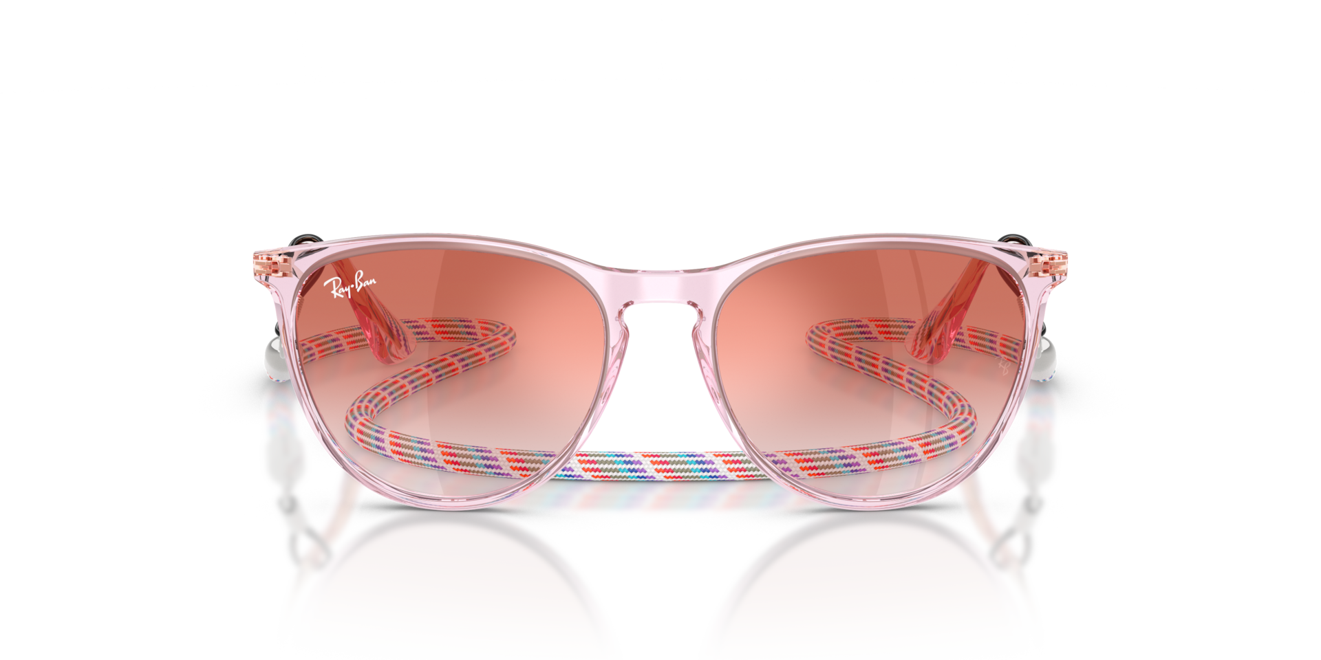 Ray-Ban RB9060S ERIKA KIDS SUMMER CAPSULE Transparent Violet, Size: M