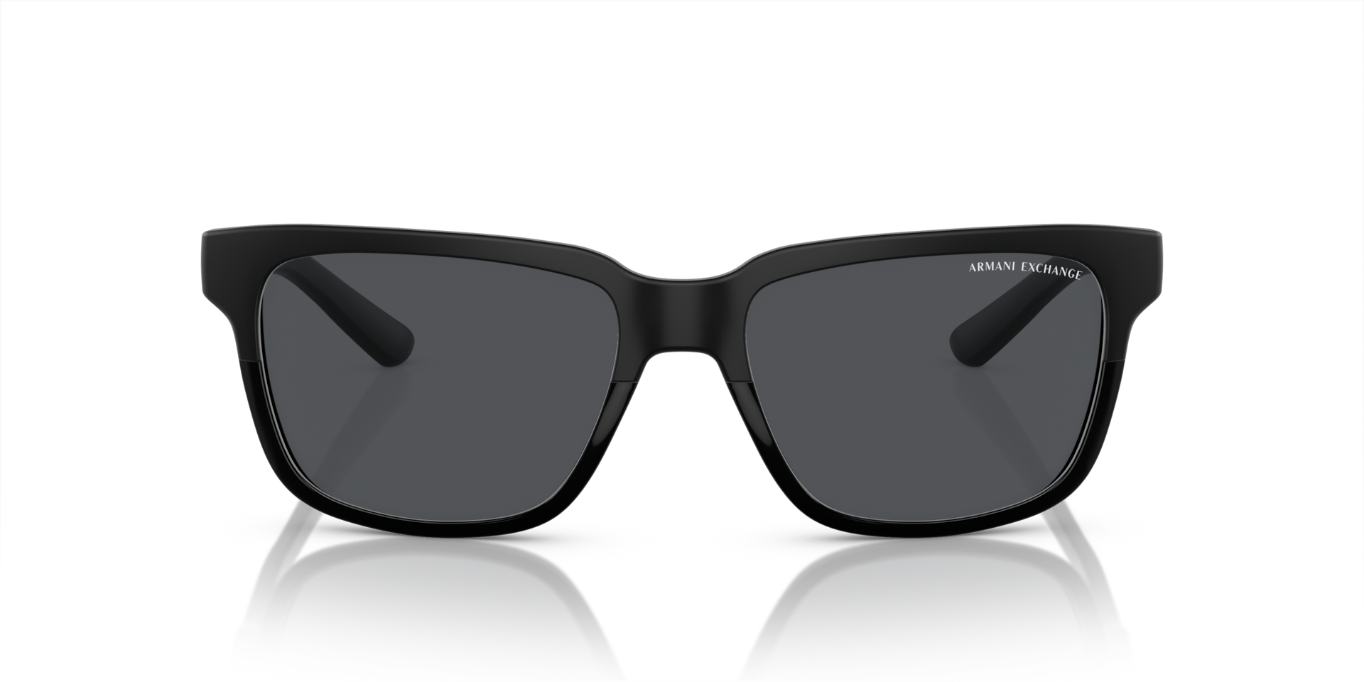ARMANI EXCHANGE Unisex Sunglasses AX4026S  -  Frame color: Matte & Shiny Black, Lens color: Grey