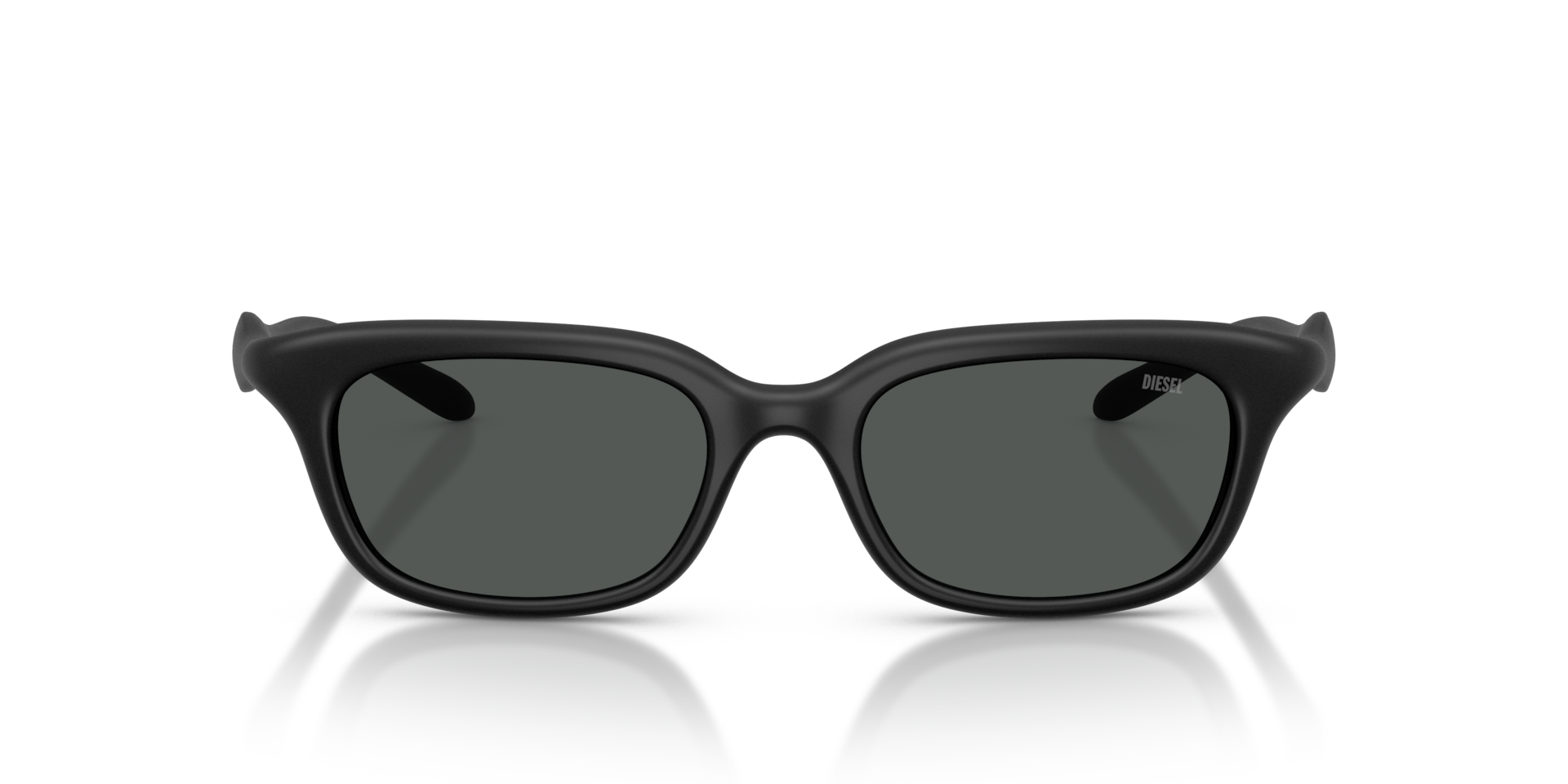 DIESEL Unisex Sunglasses DL3013U - Frame color: Matte Black, Lens color: Dark Grey