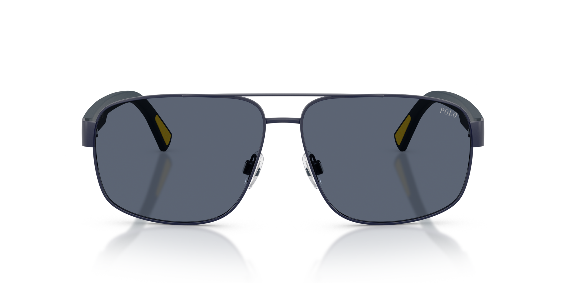 POLO RALPH LAUREN Man Sunglasses PH3165 - Frame color: Semishiny Navy Blue, Lens color: Dark Grey