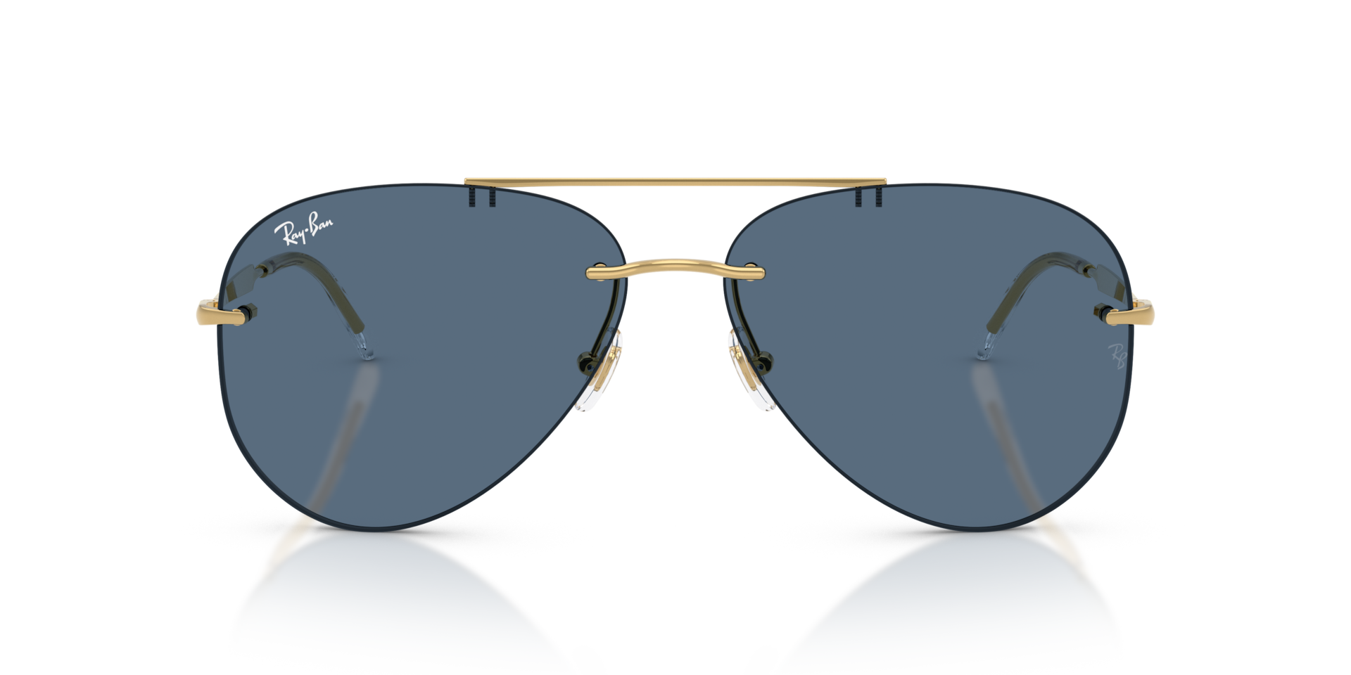 RAY-BAN Unisex Sunglasses RB3791  -  Frame color: Arista, Lens color: Dark Blue