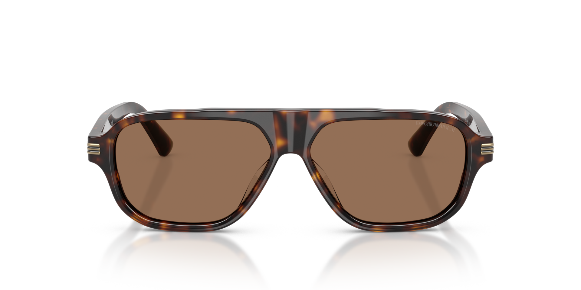 EMPORIO ARMANI Man Sunglasses EA4285U - Frame color: Shiny Havana, Lens color: Dark Brown