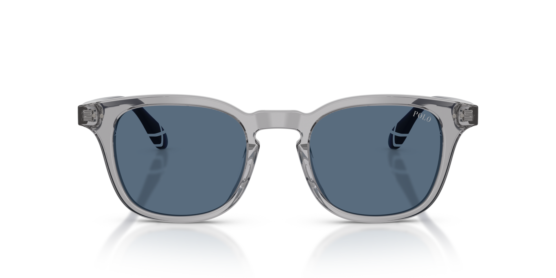 POLO RALPH LAUREN Man Sunglasses PH4251U  -  Frame color: Shiny Transparent Grey, Lens color: Dark Blue