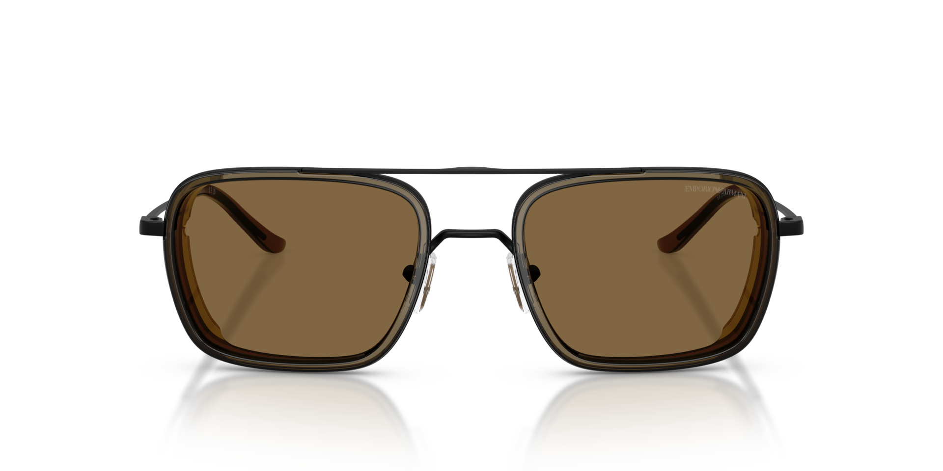 EMPORIO ARMANI Man Sunglasses EA2162 - Frame color: Matte Black, Lens color: Dark Green